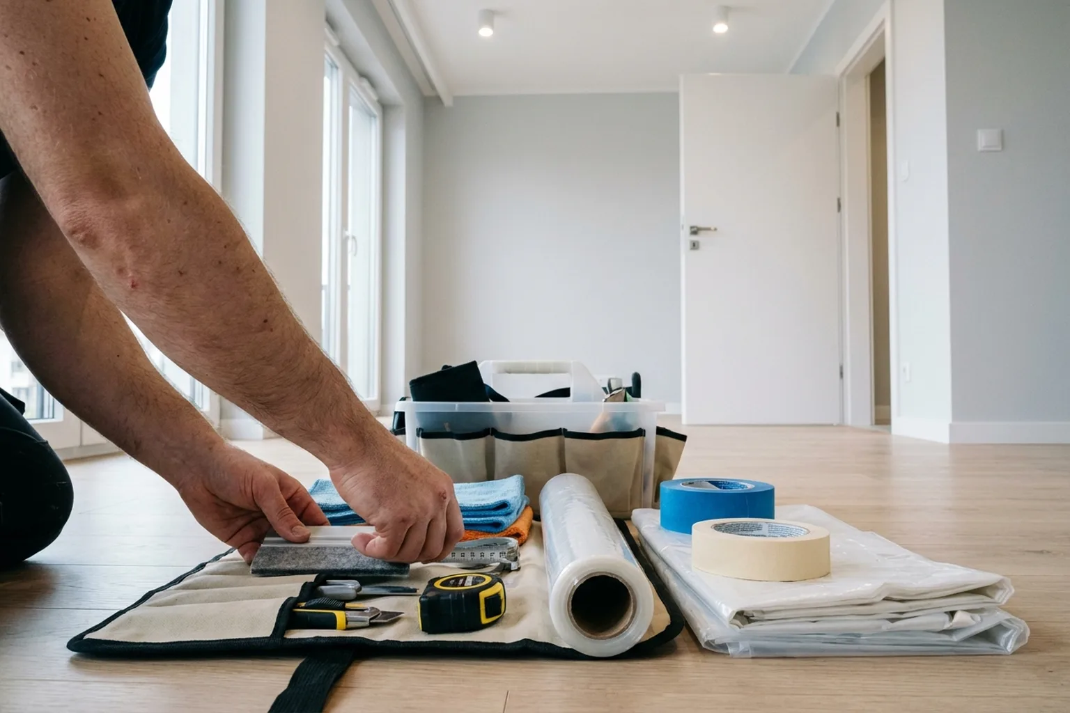 Furniture, door, window and floor protection with film in Warsaw: who does the job