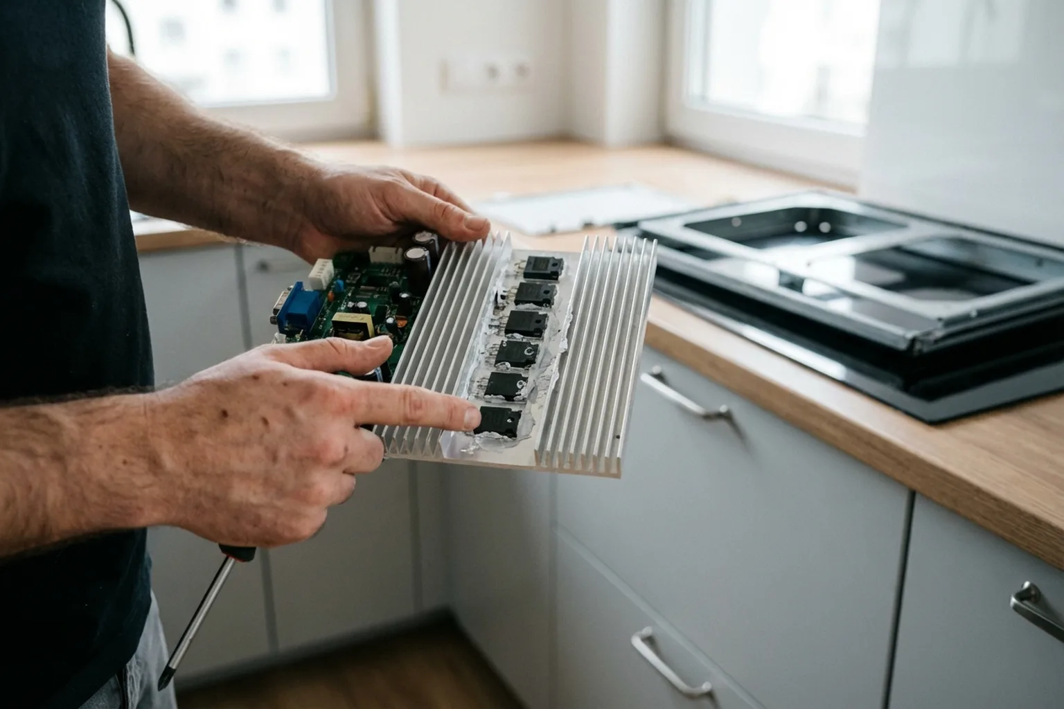 Power Module Replacement for Electric Cooktop in Warsaw, where it usually goes wrong