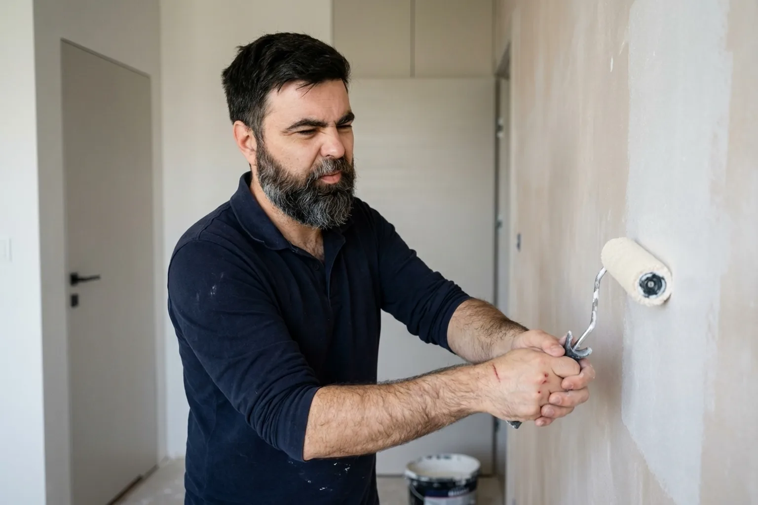 Wall and ceiling priming before painting in Warsaw: the job step by step