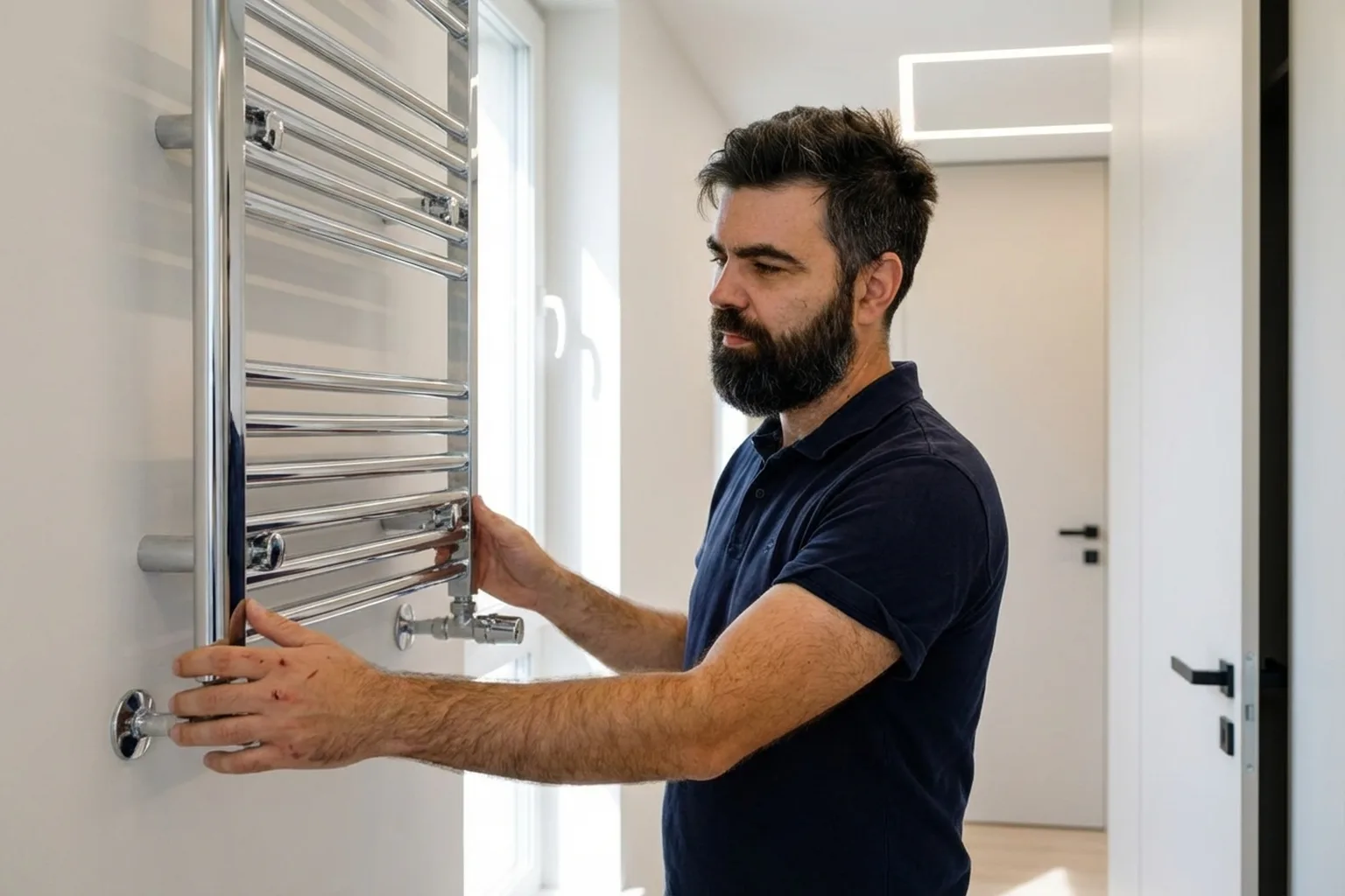 Towel Radiator Installation in Warsaw: a case in detail