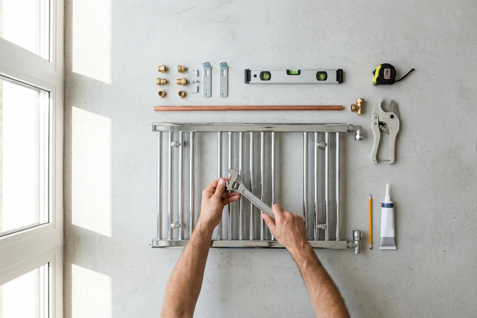 Towel Radiator Installation in Warsaw: what the price depends on