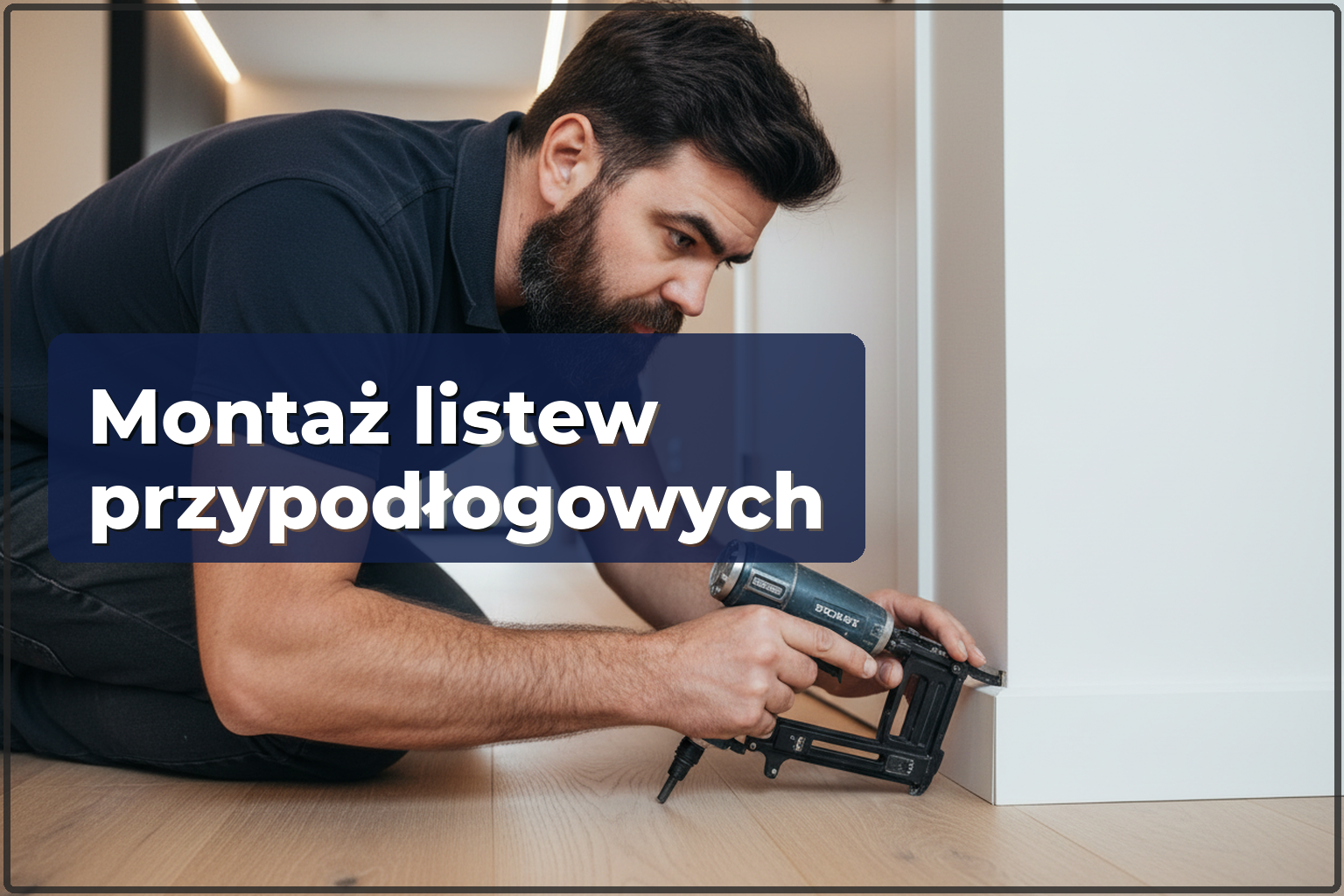 Montaż listew przypodłogowych w Warszawie — estetyczne wykończenie podłogi — HandyMan24 Warszawa