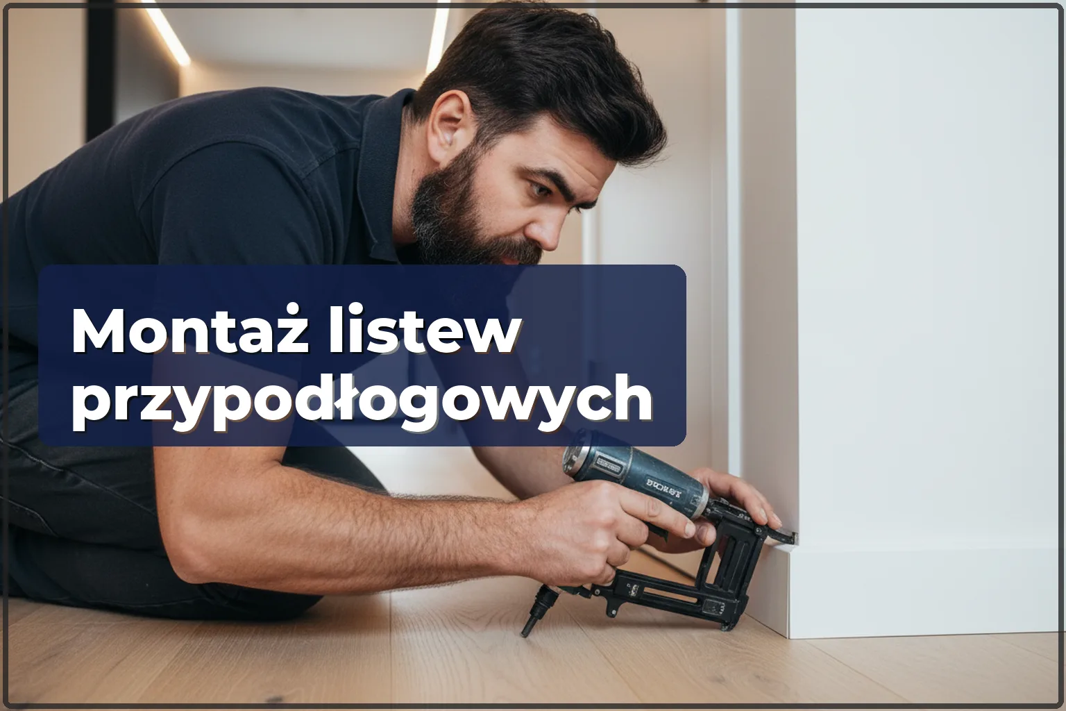 Montaż listew przypodłogowych w Warszawie — estetyczne wykończenie podłogi — HandyMan24 Warszawa