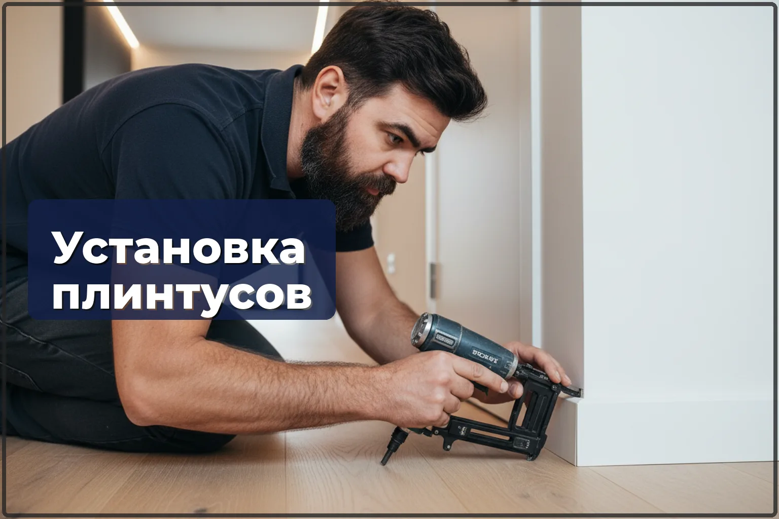 Монтаж напольных плинтусов в Варшаве — аккуратная финишная деталь