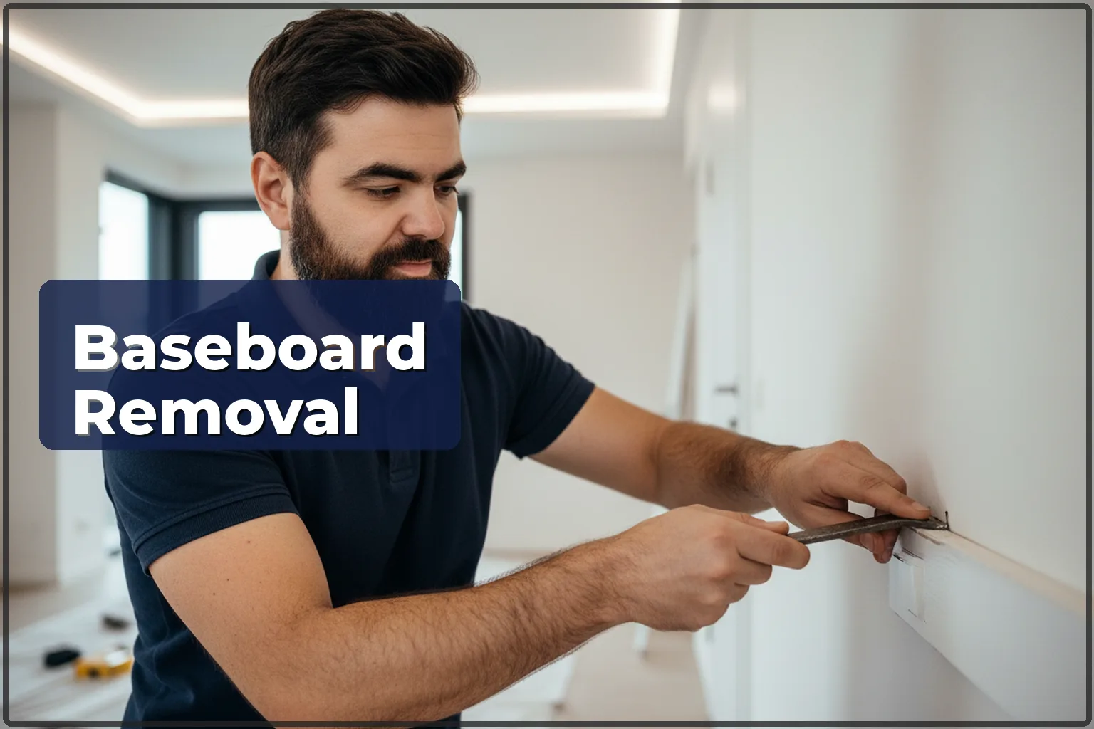 Baseboard removal in Warsaw — clean and damage-free — HandyMan24 Warsaw