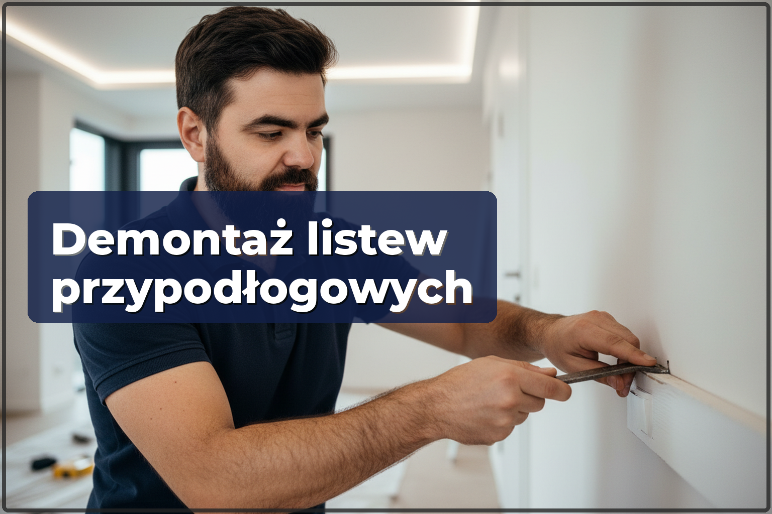 Demontaż listew przypodłogowych w Warszawie — czysto i bez śladów — HandyMan24 Warszawa
