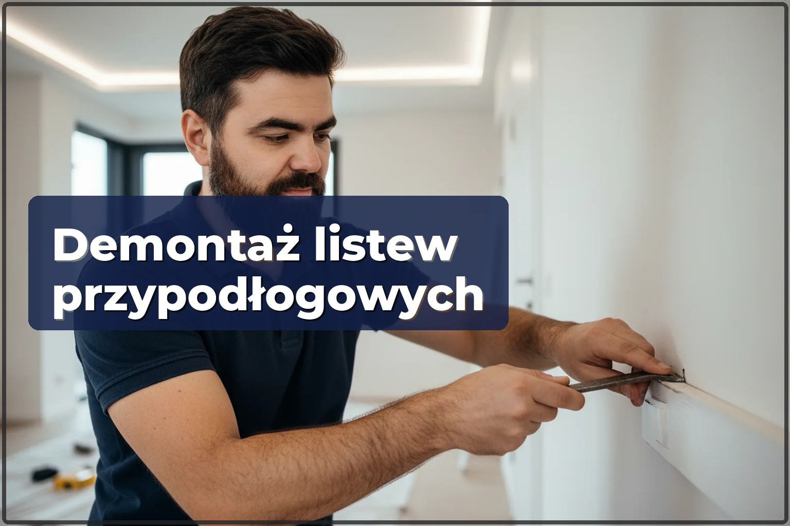 Demontaż listew przypodłogowych w Warszawie — czysto i bez śladów — HandyMan24 Warszawa