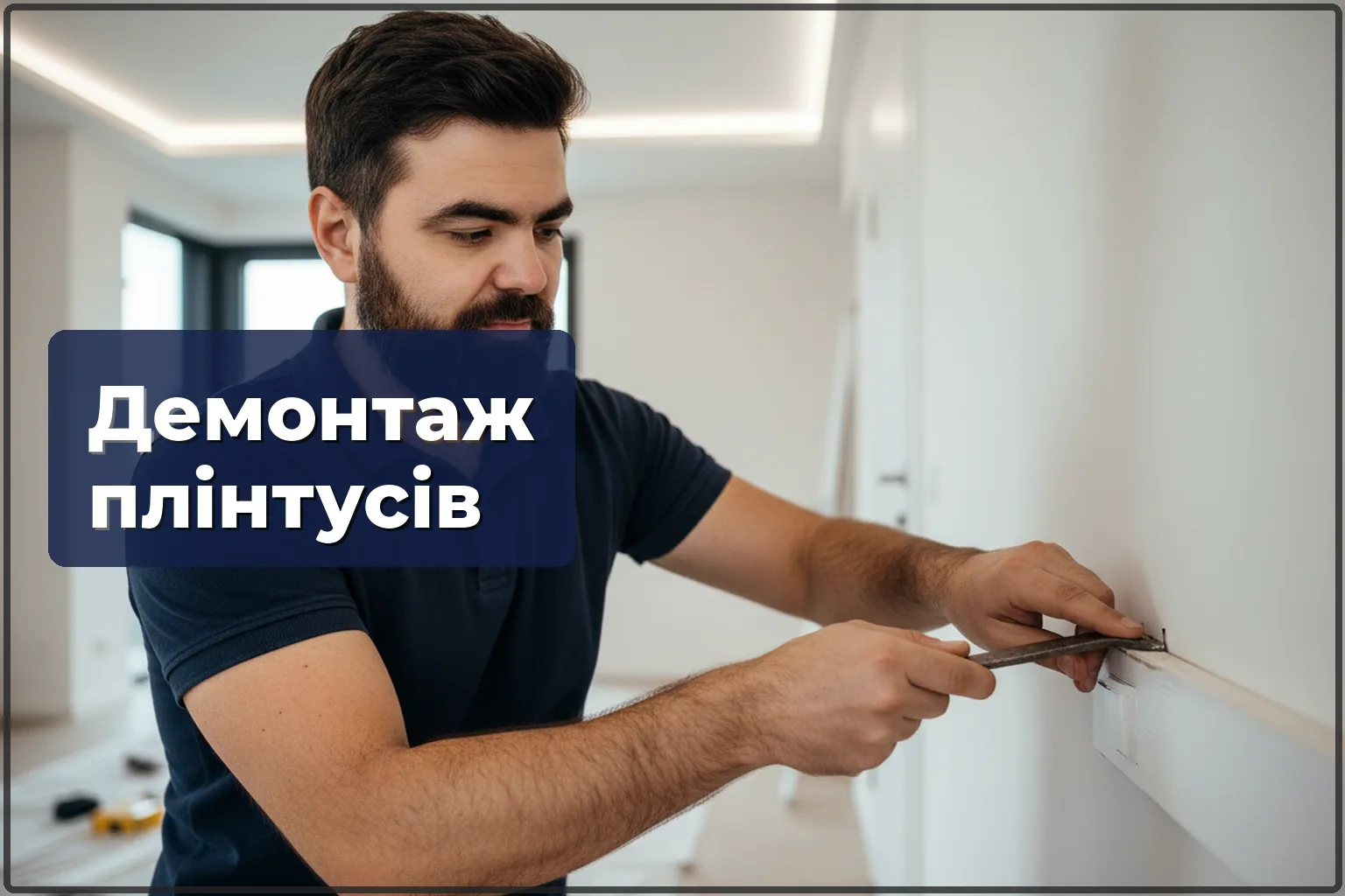 Демонтаж підлогових плінтусів у Варшаві — акуратно та без слідів — HandyMan24 Варшава