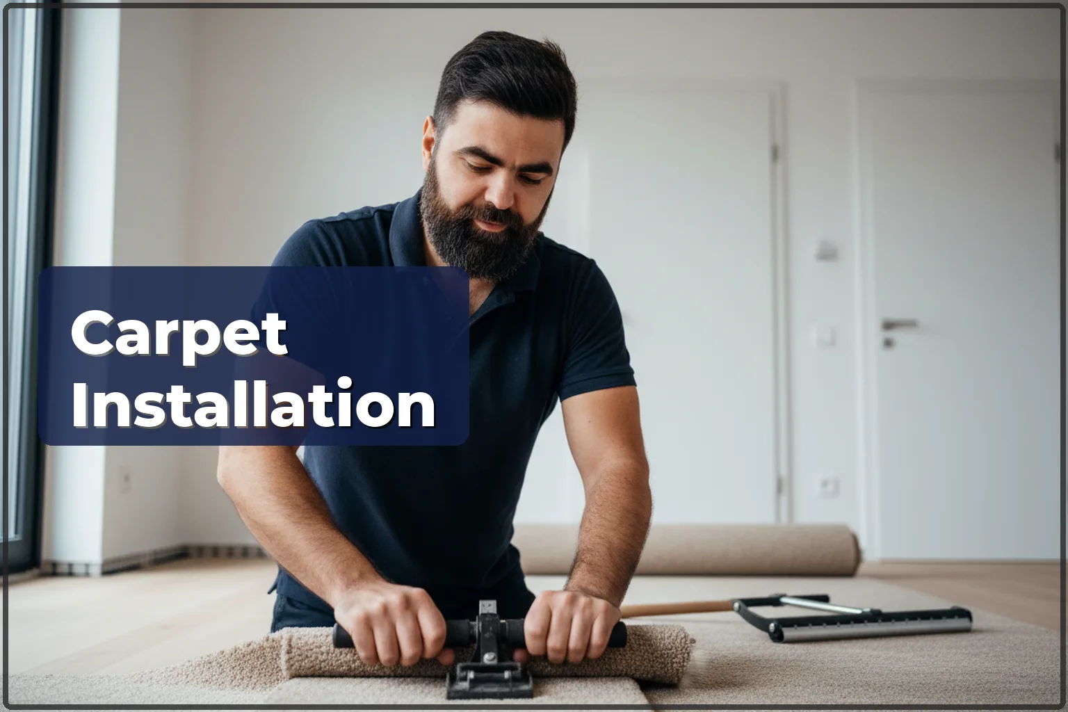 Carpet installation in Warsaw — a soft floor for bedrooms and playrooms — HandyMan24 Warsaw