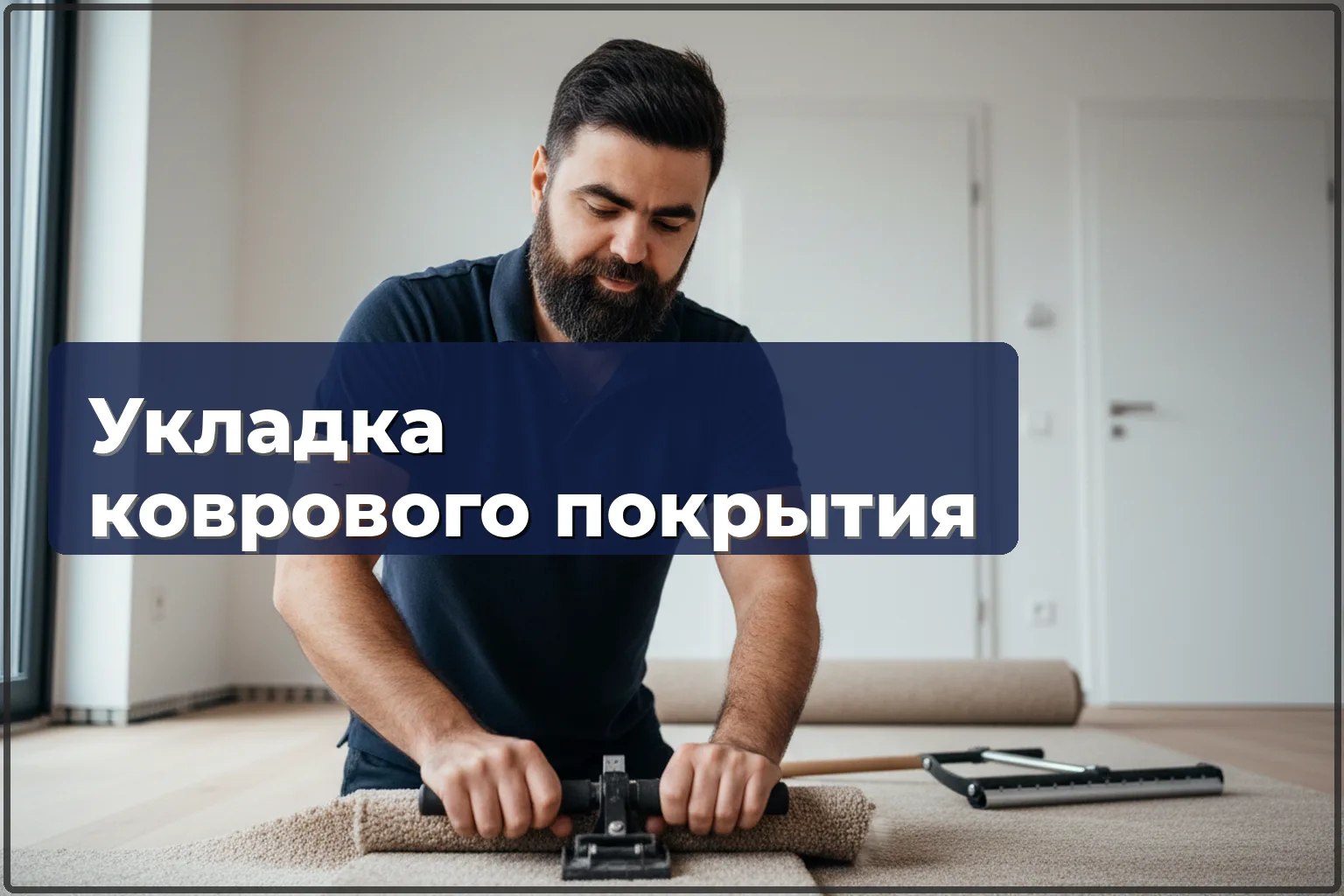 Укладка ковролина в Варшаве — мягкий пол для спальни и детской — HandyMan24 Варшава