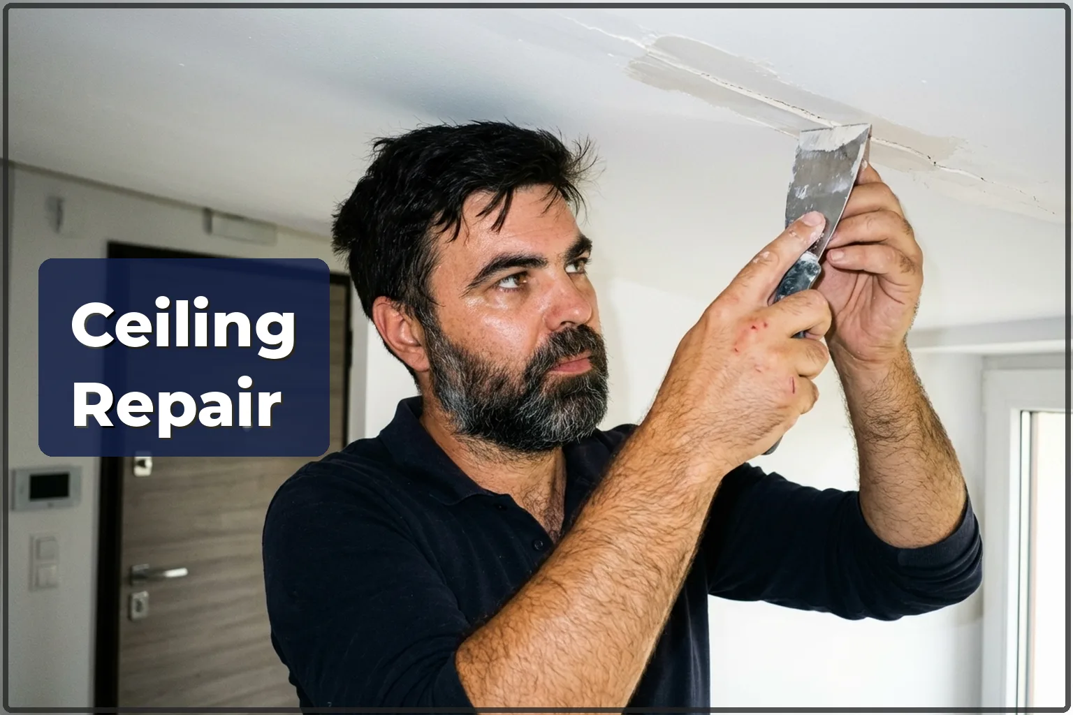 Ceiling Repair in Warsaw — Leveling, Plastering and Painting — HandyMan24 Warsaw