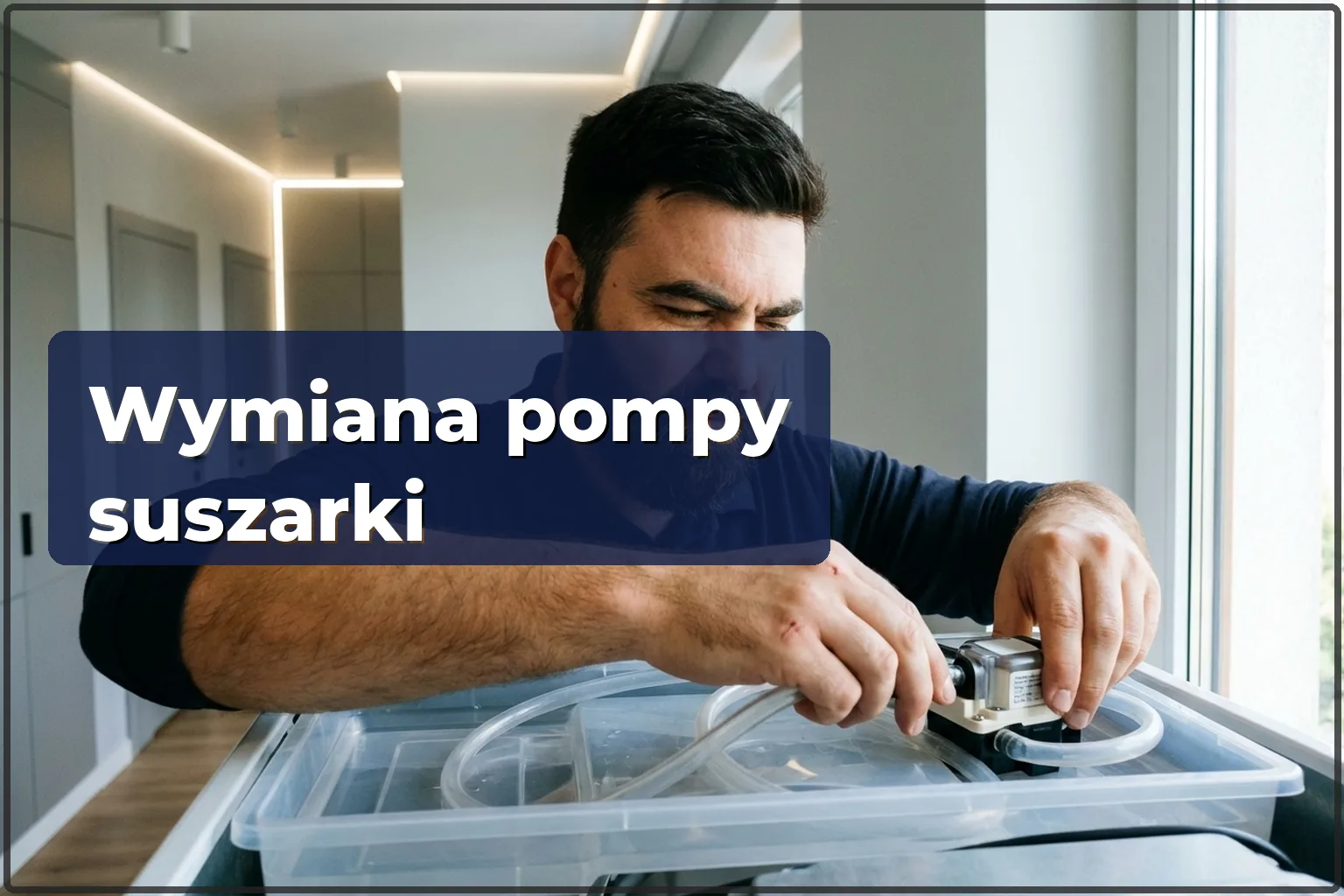 Wymiana pompy kondensatu suszarki w Warszawie — HandyMan24 Warszawa