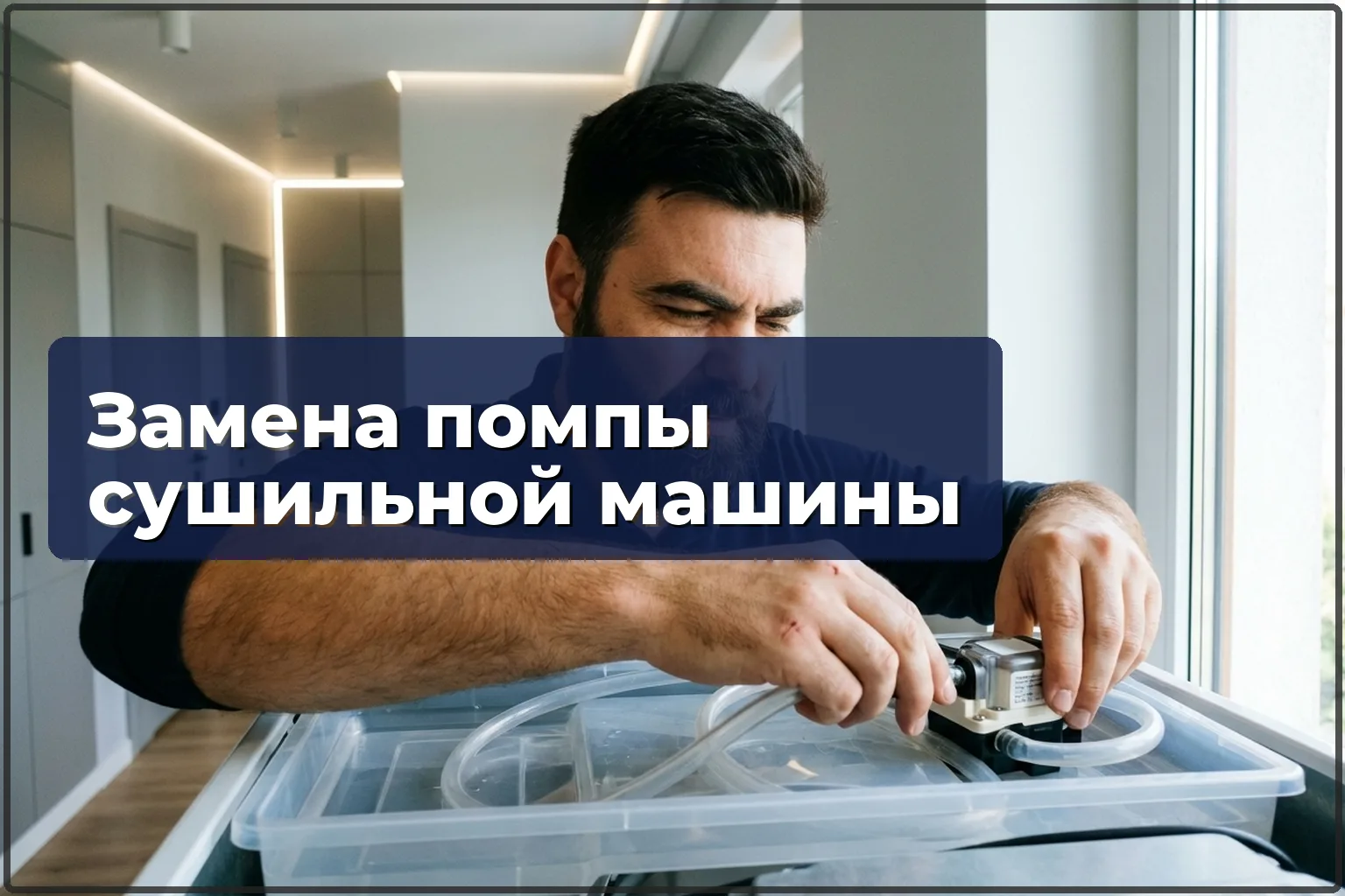 Замена помпы конденсата сушильной машины в Варшаве — HandyMan24 Варшава