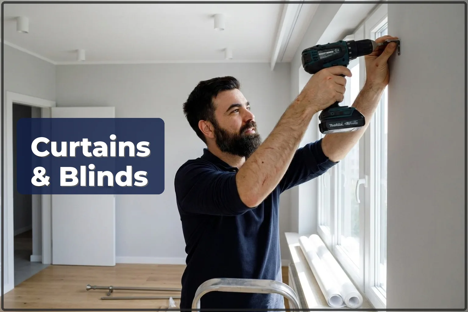 Curtain rail installation in Warsaw: prices and timing