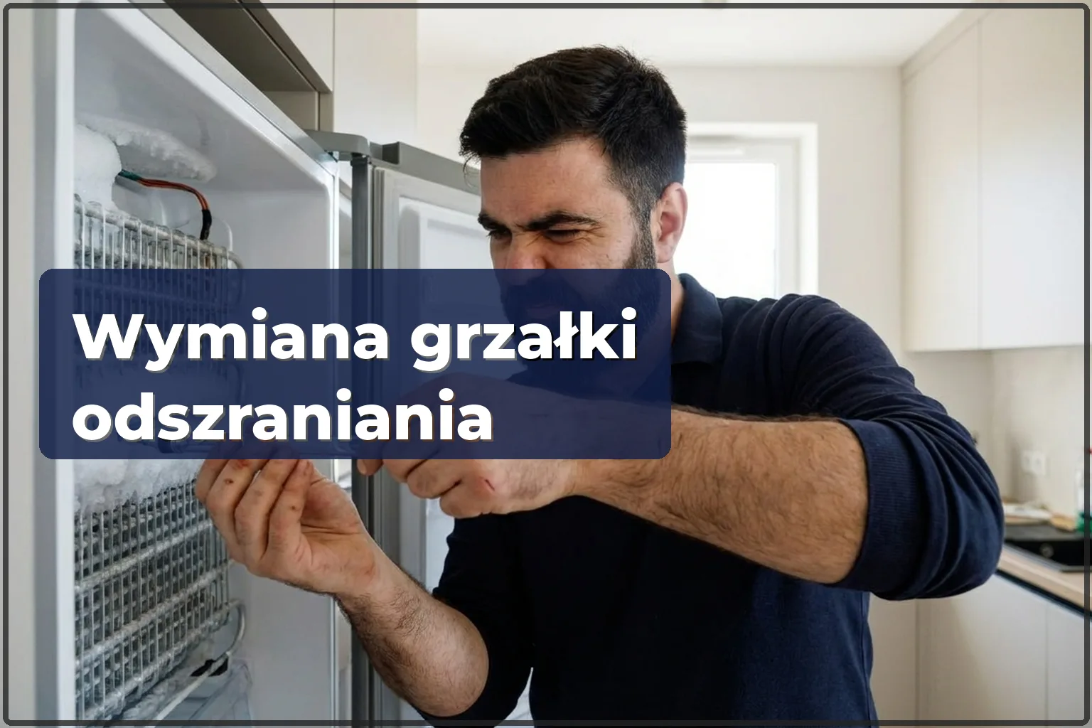 Wymiana grzałki rozmrażającej lodówki w Warszawie — HandyMan24 Warszawa