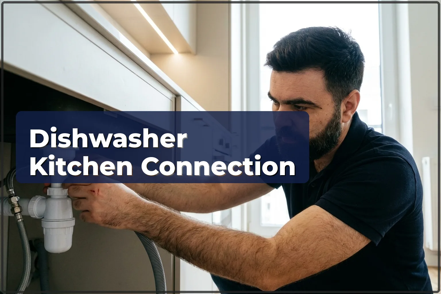 Dishwasher Connection in the Kitchen in Warsaw — HandyMan24 Warsaw
