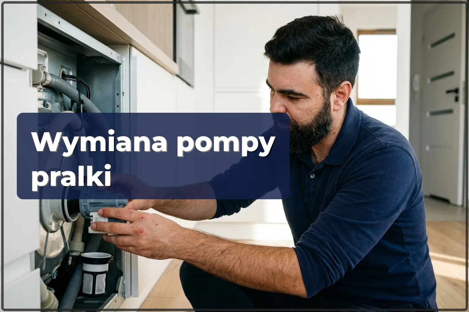 Wymiana pompy odpływowej pralki w Warszawie — HandyMan24 Warszawa