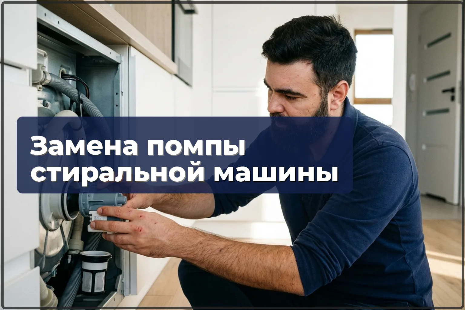 Замена сливной помпы стиральной машины в Варшаве — HandyMan24 Варшава
