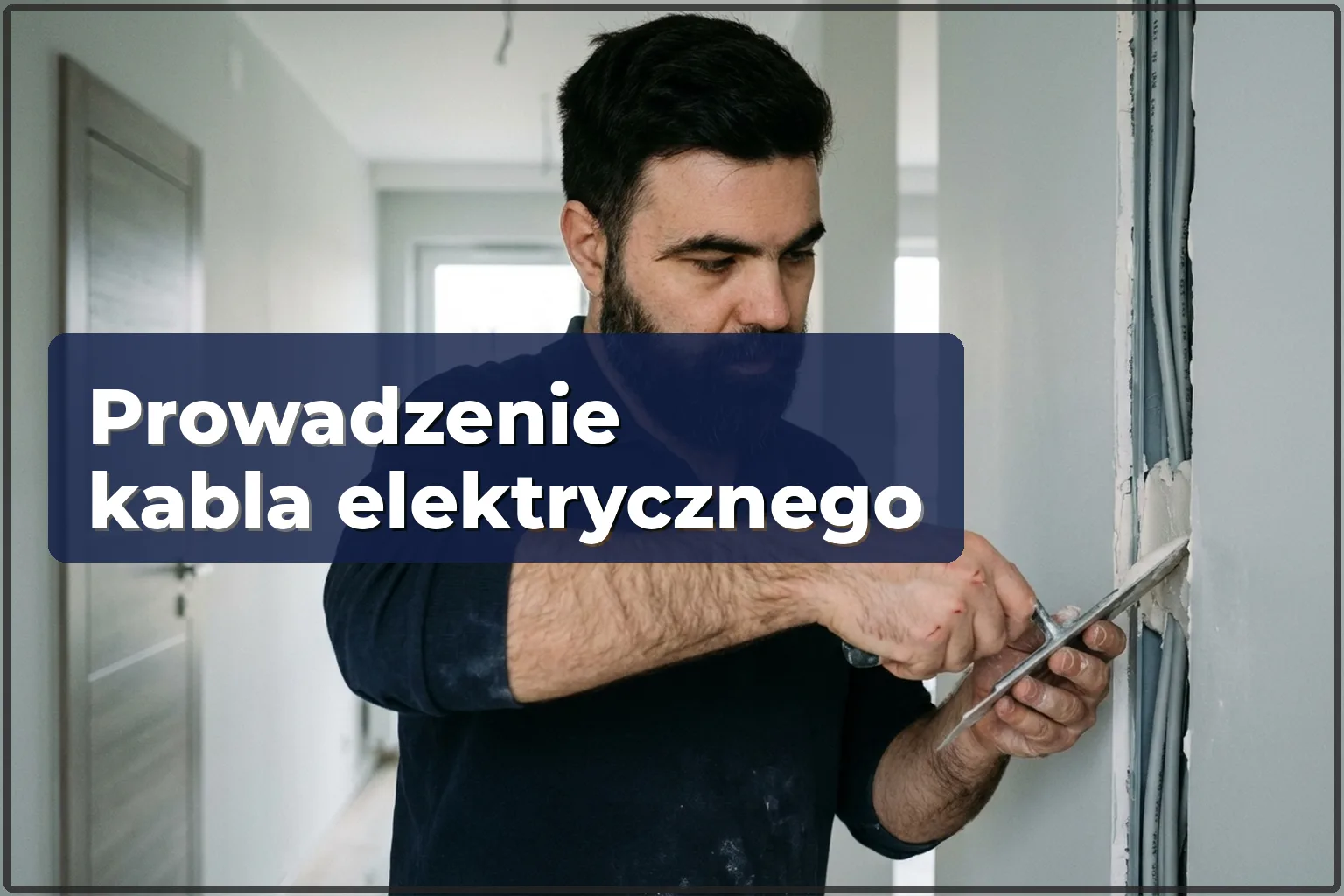 Układanie przewodów elektrycznych w Warszawie — niezawodna instalacja podtynkowa — HandyMan24 Warszawa