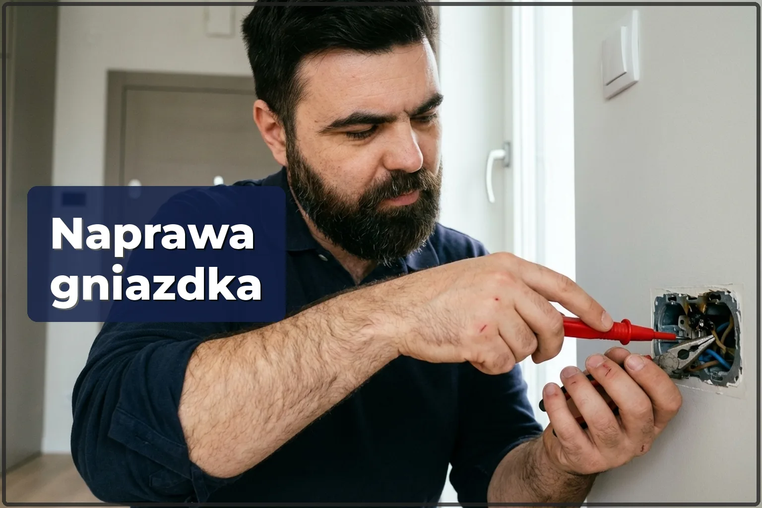 Naprawa gniazdka elektrycznego w Warszawie — diagnostyka i usunięcie usterki — HandyMan24 Warszawa