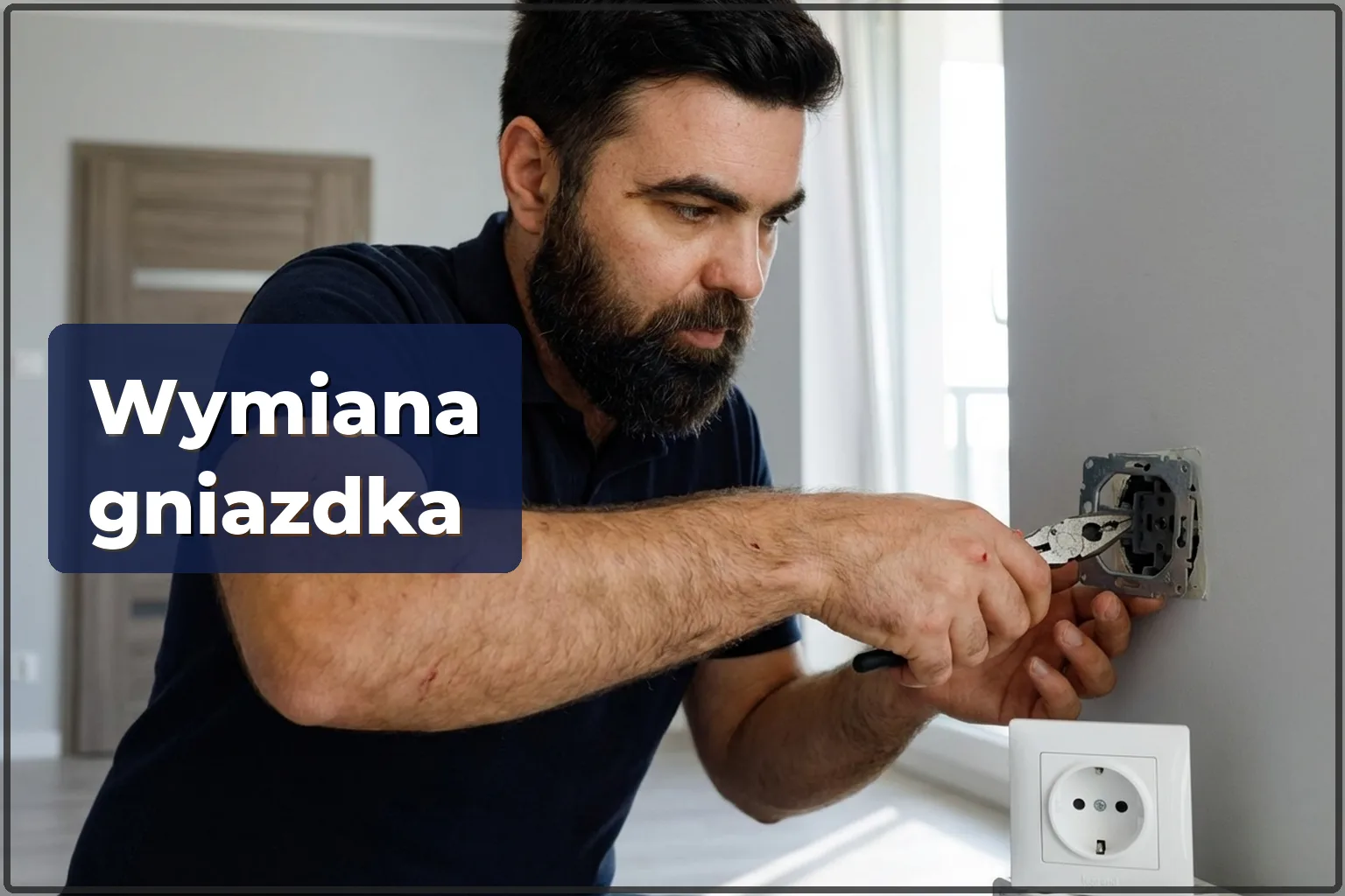 Wymiana gniazdka elektrycznego w Warszawie — szybko i bezpiecznie — HandyMan24 Warszawa