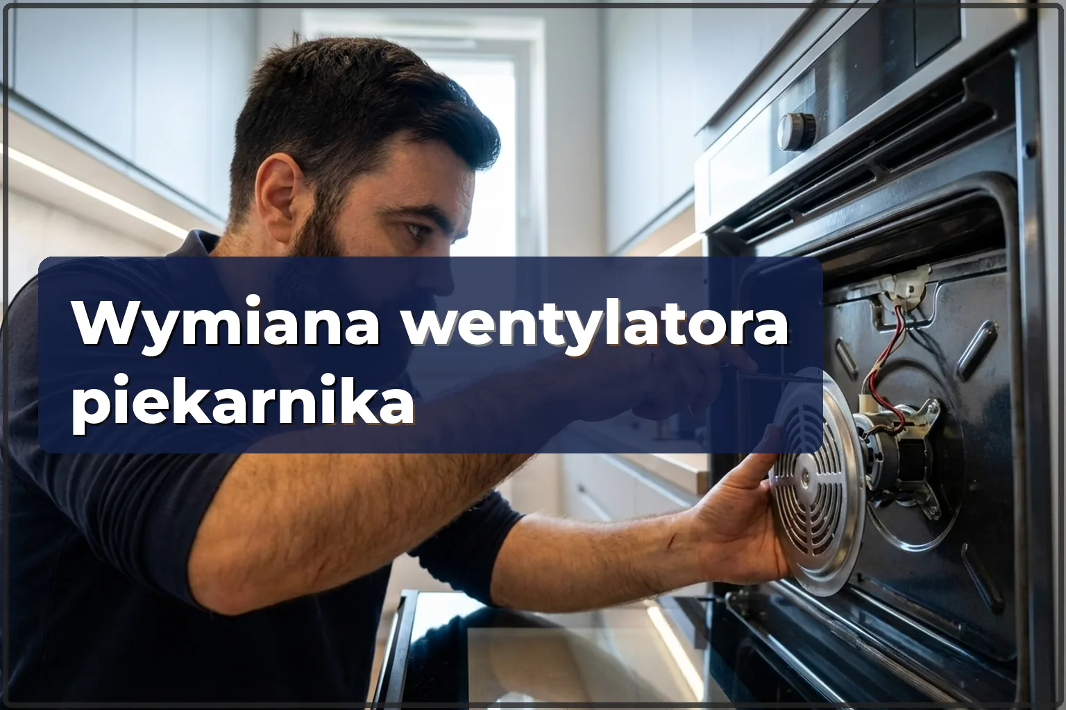 Wymiana wentylatora piekarnika w Warszawie — konwekcja i chłodzenie — HandyMan24 Warszawa
