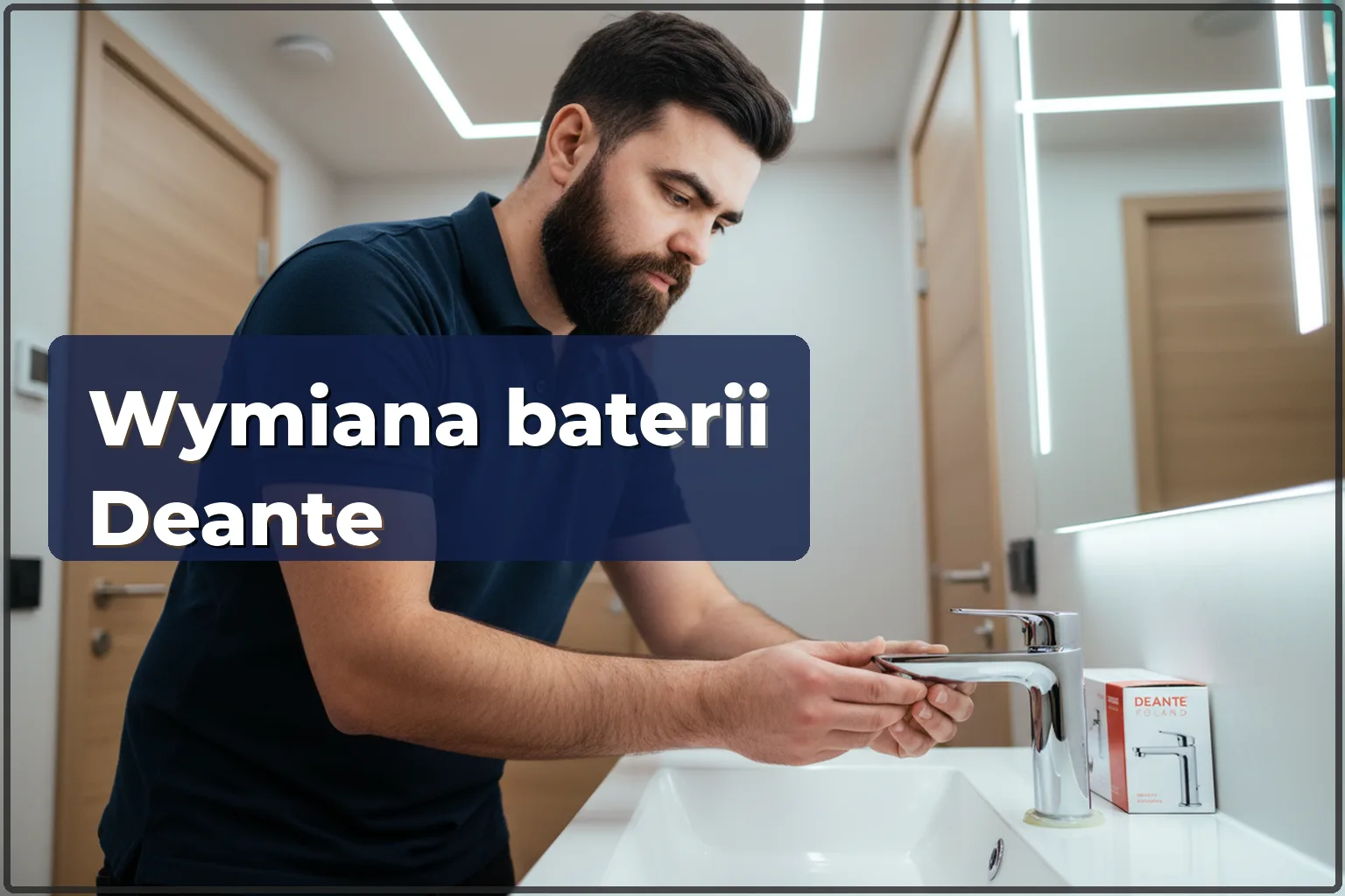 Wymiana baterii Deante w Warszawie: Arnika, Boro, polska jakość PVD