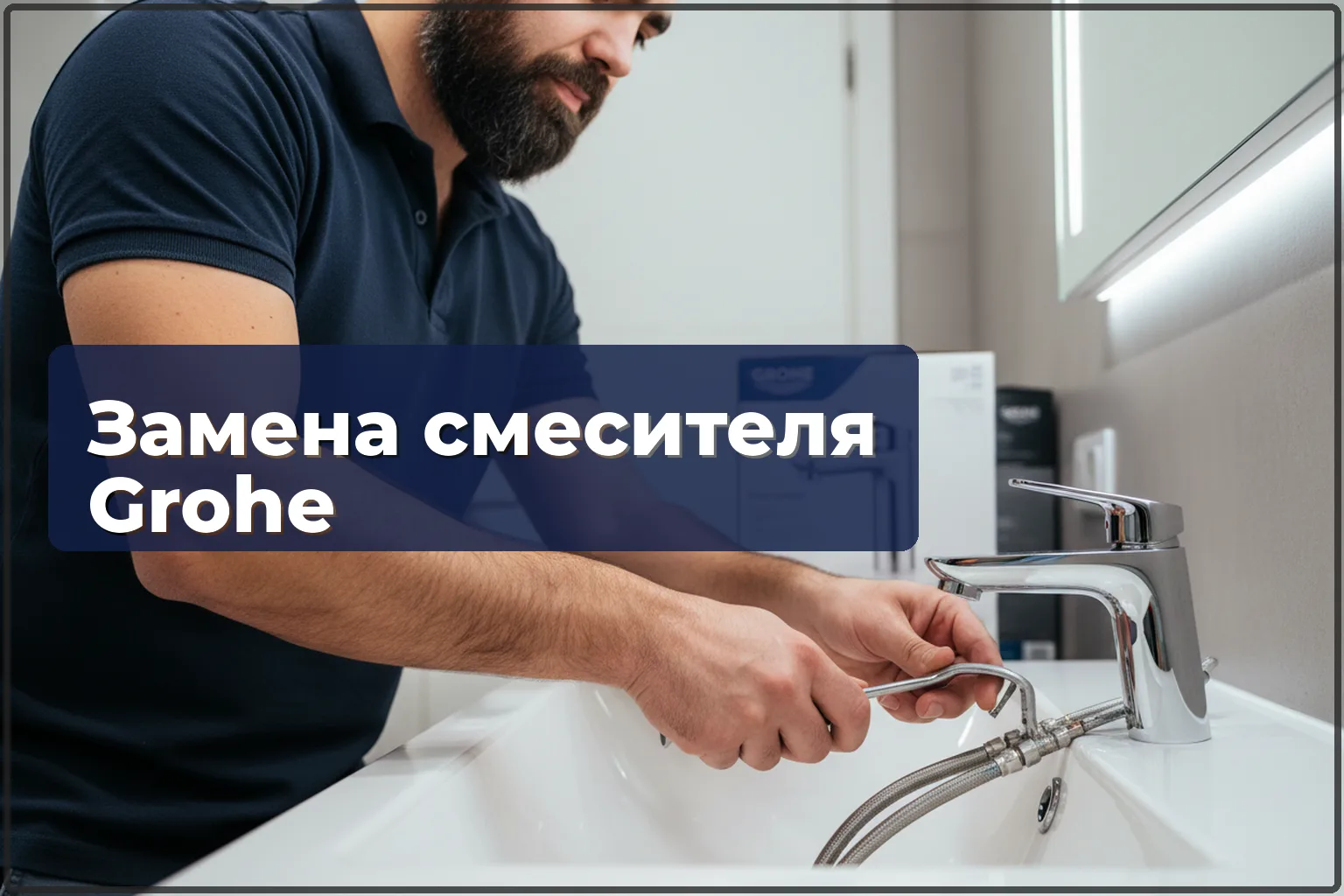 Замена смесителя Grohe в Варшаве — картридж SilkMove, цены, модели