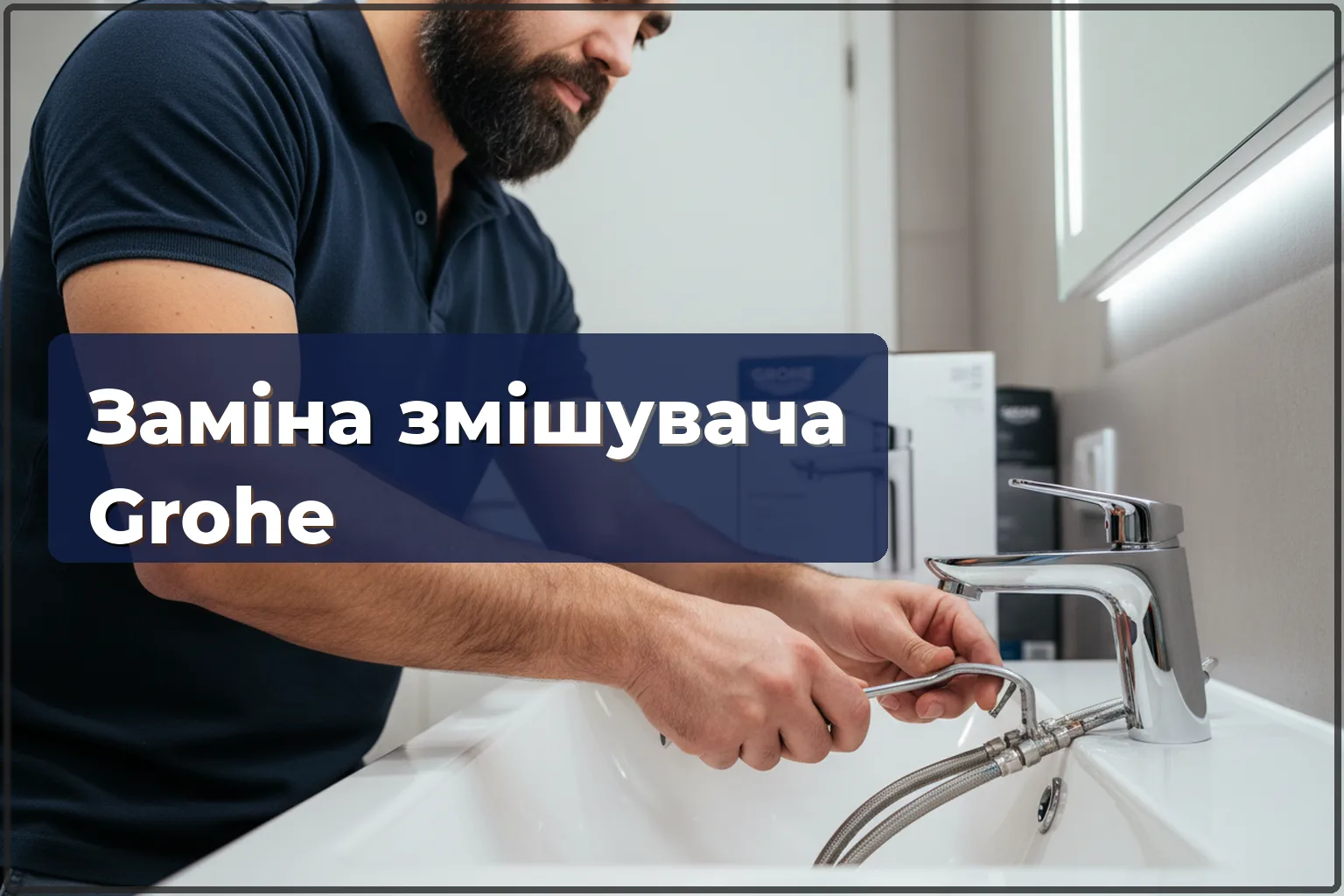 Заміна змішувача Grohe у Варшаві: картридж SilkMove, ціни, моделі