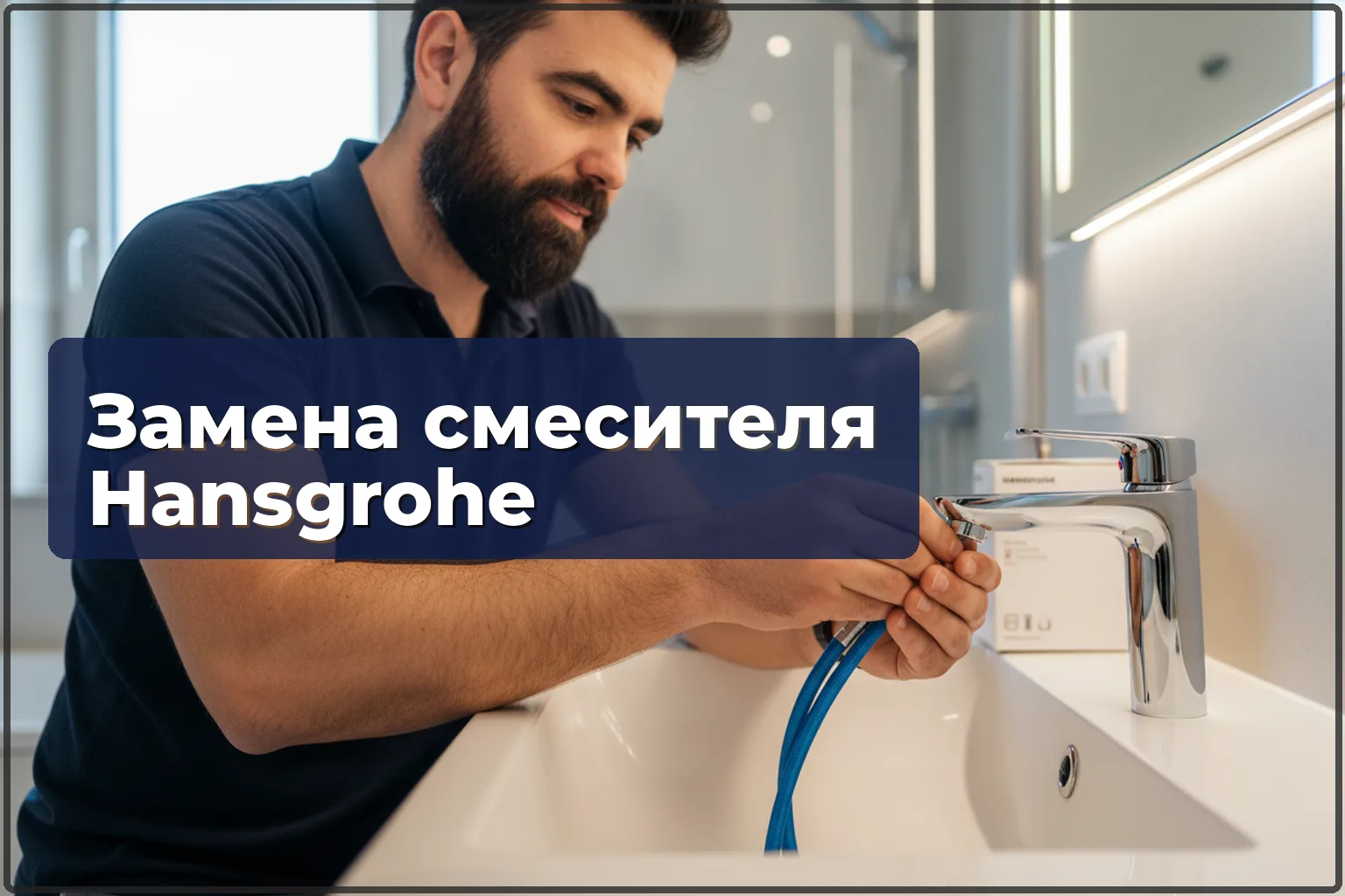 Замена смесителя Hansgrohe в Варшаве: AirPower, картриджи и модели