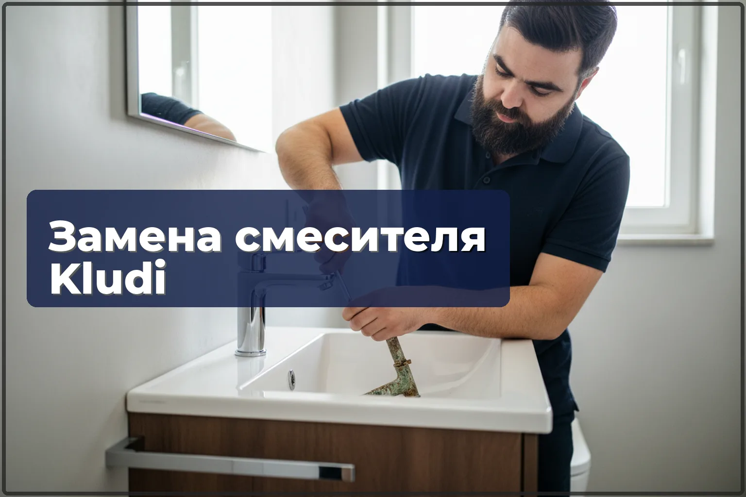 Замена смесителя Kludi в Варшаве: Logo Neo, Bingo и бюджетные модели