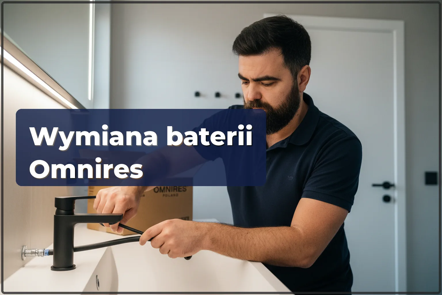 Wymiana baterii Omnires w Warszawie — matowa czerń, modele Y i Parma