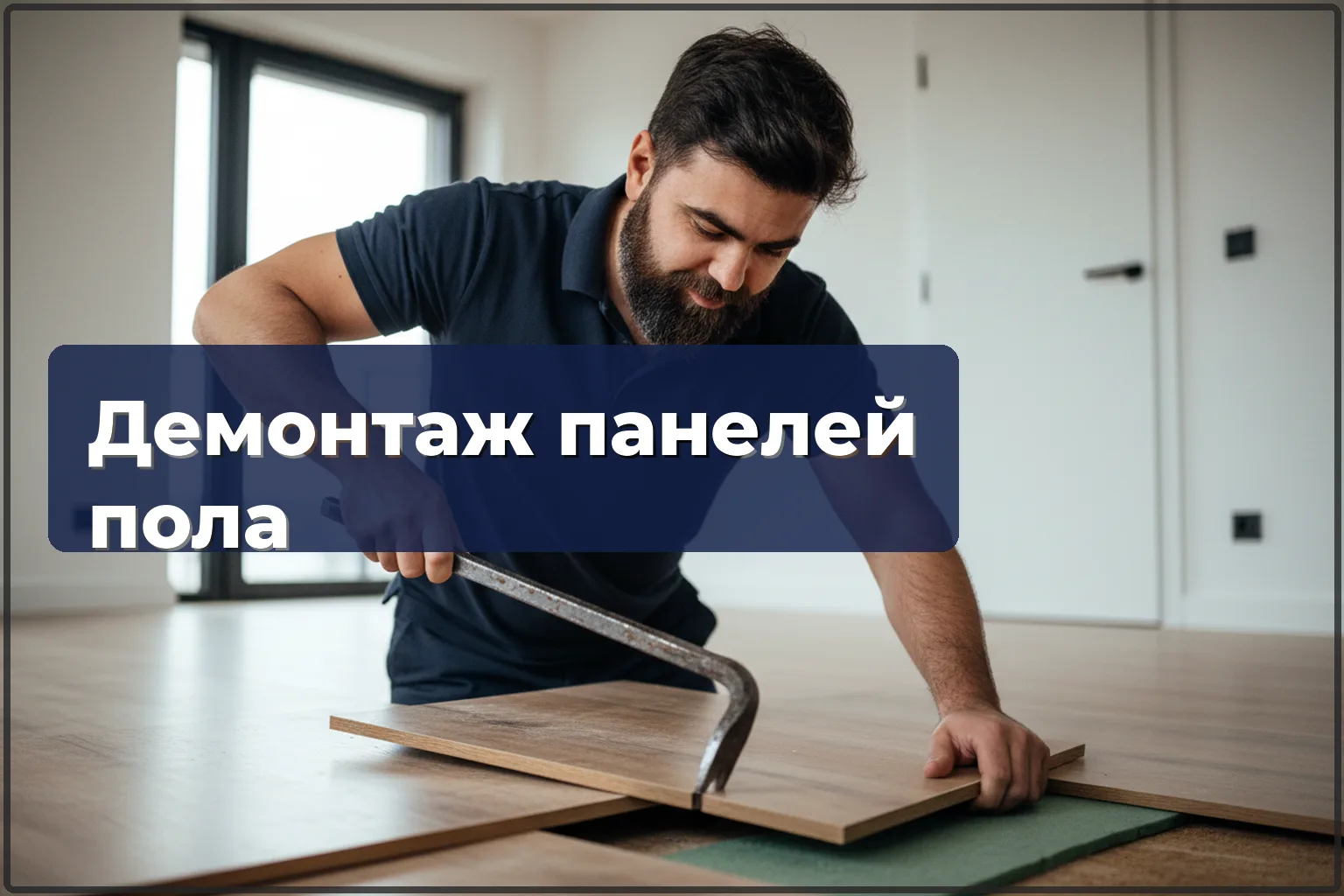 Демонтаж напольных панелей в Варшаве — быстро и без повреждения основания — HandyMan24 Варшава