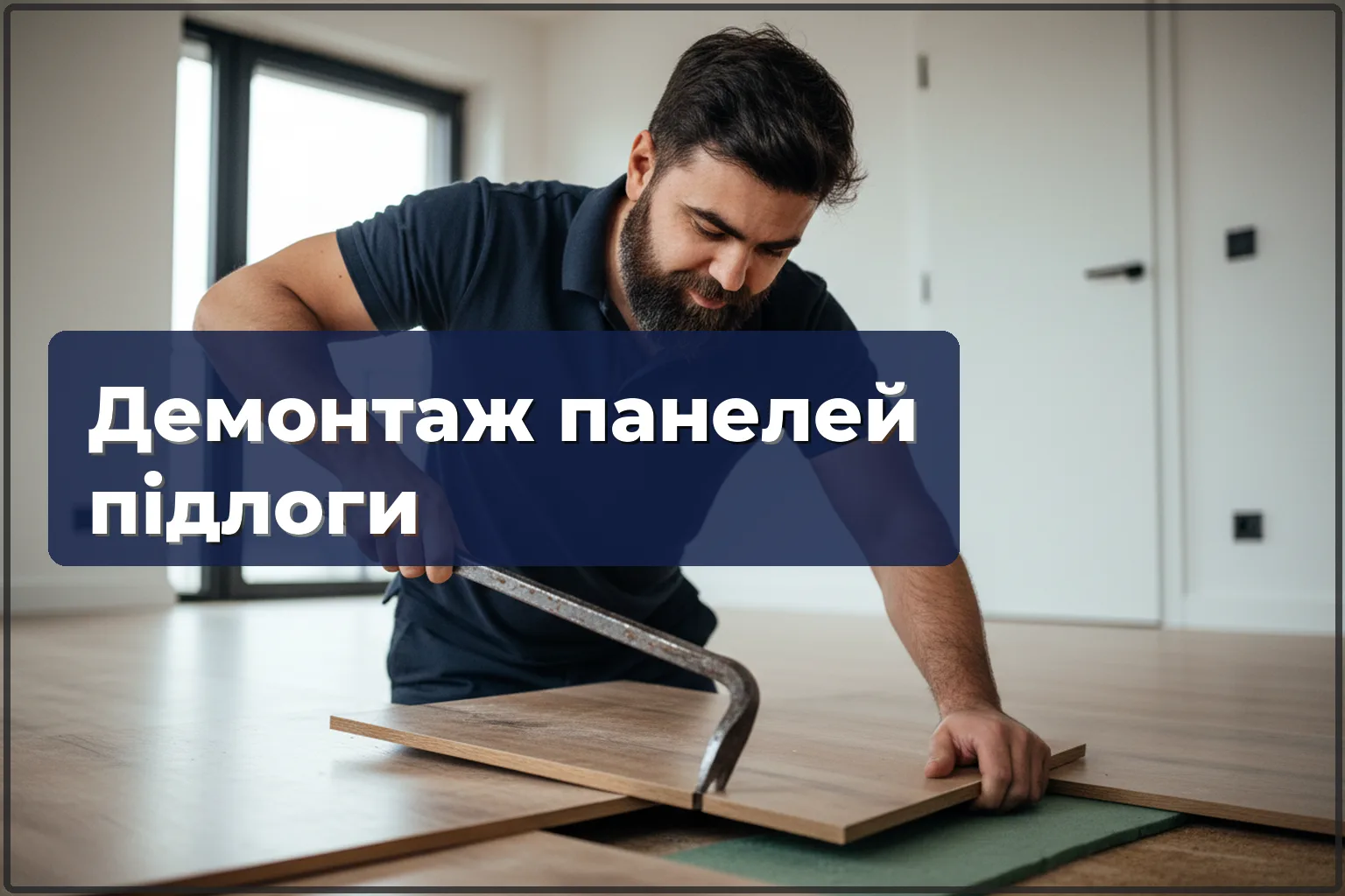 Демонтаж підлогових панелей у Варшаві — швидко та без пошкодження основи — HandyMan24 Варшава