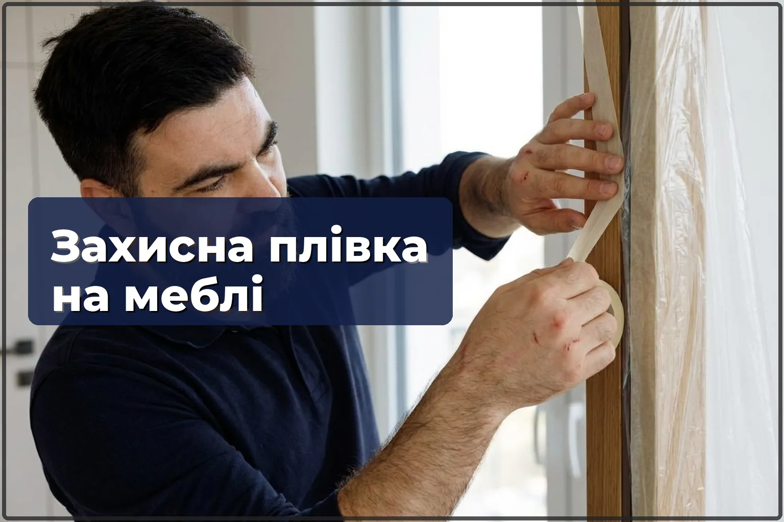 Захист меблів, дверей, вікон та підлоги плівкою у Варшаві