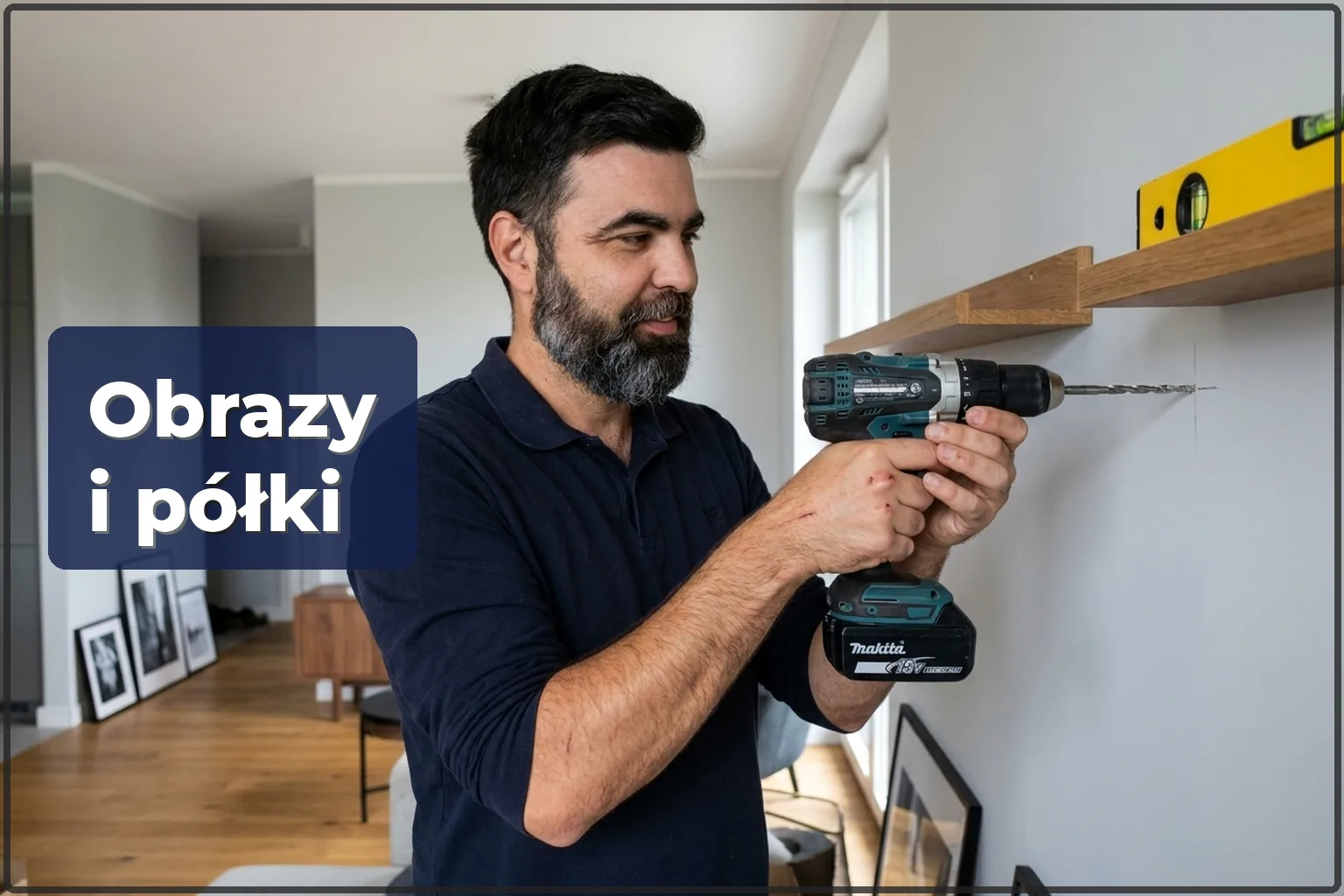 Wieszanie obrazów i półek — jak to zrobić bezpiecznie