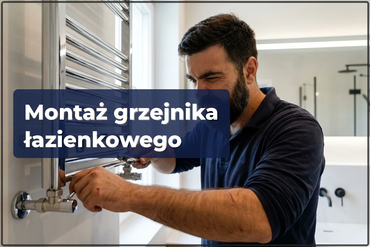 Montaż wieszaka na ręczniki