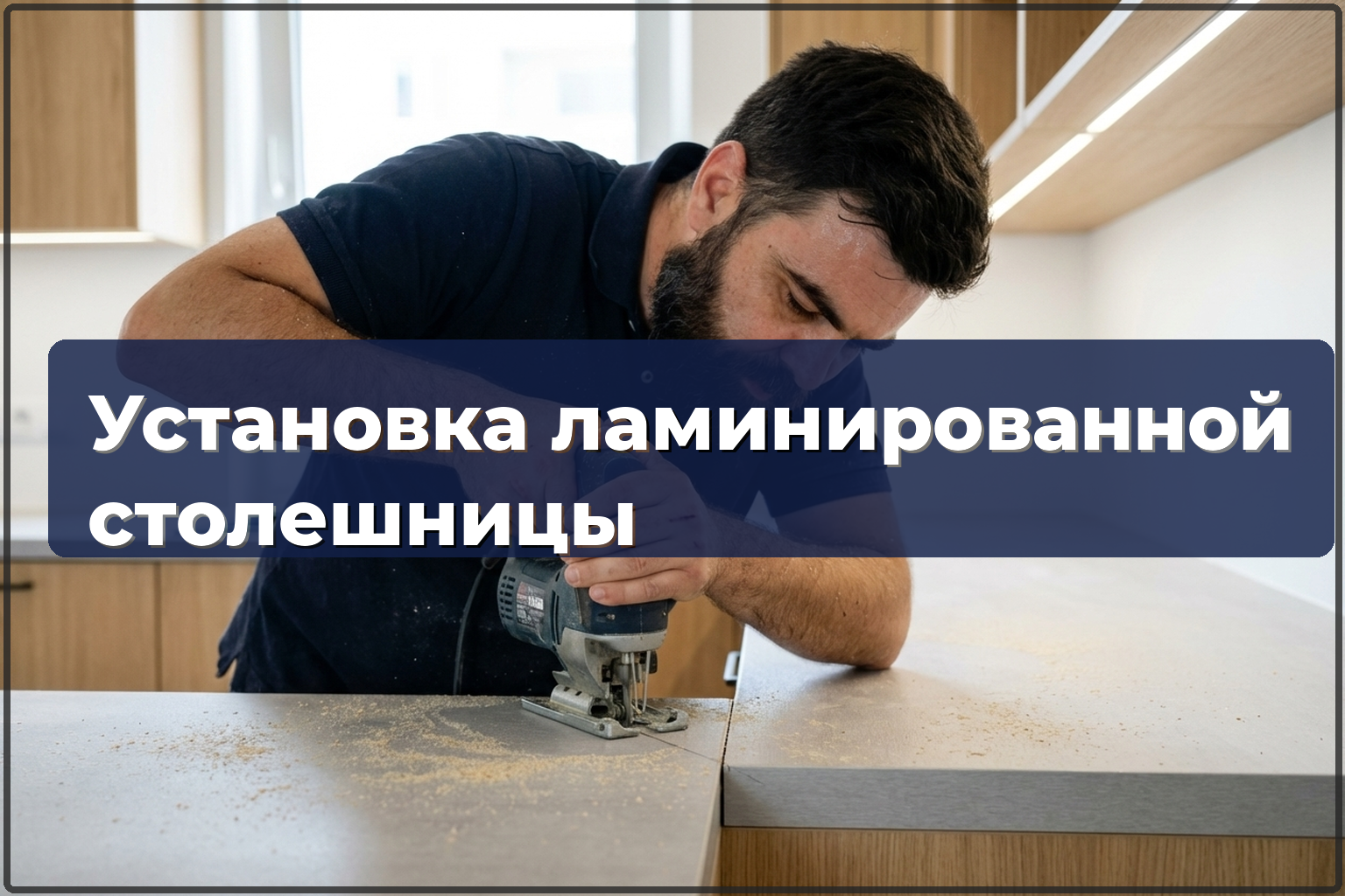 Монтаж ламинированной столешницы в Варшаве