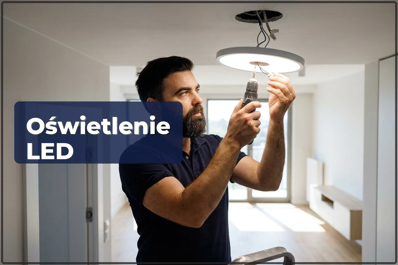 Montaż oświetlenia Warszawa — LED, lampy, spoty