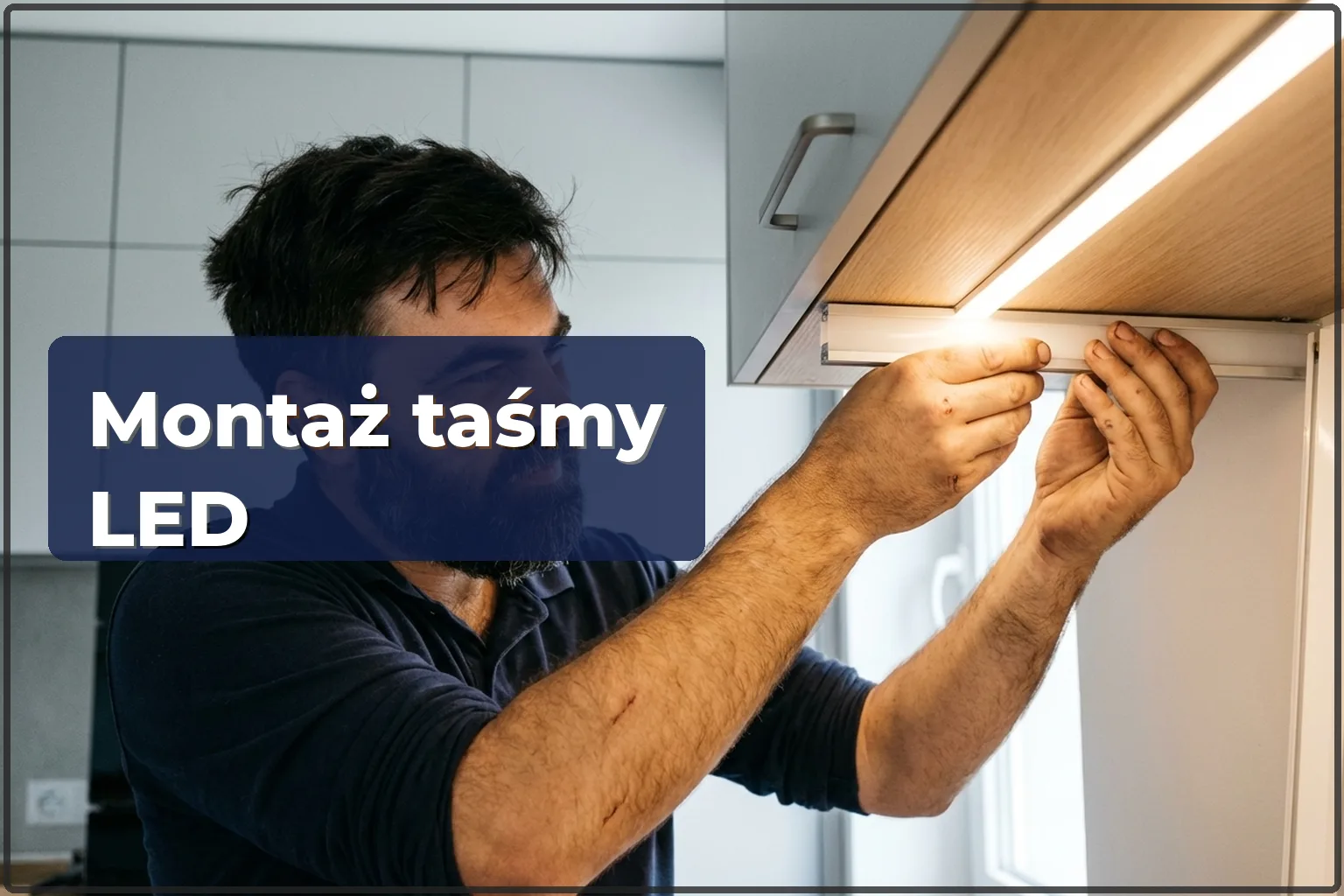 Montaż taśmy LED w Warszawie: podświetlenie kuchni, sufitu, mebli