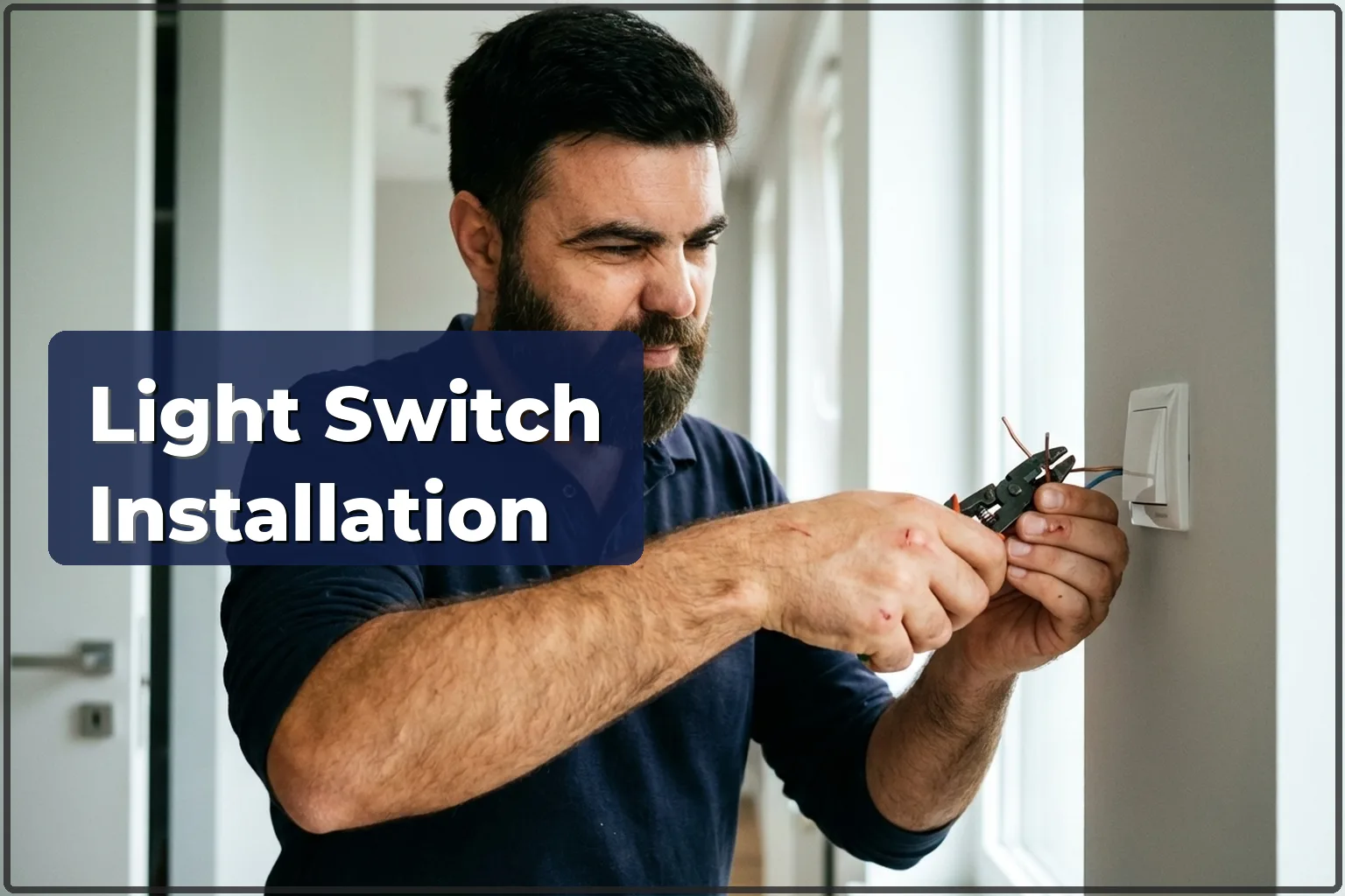 Light switch installation in Warsaw: a new switch or dimmer