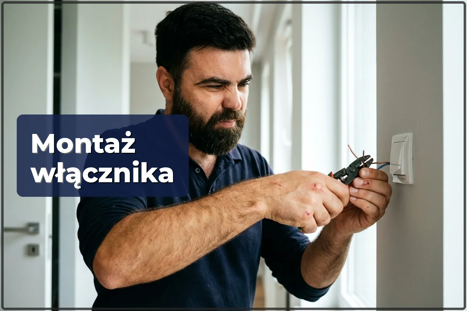 Montaż włącznika światła w Warszawie: nowy włącznik i ściemniacz