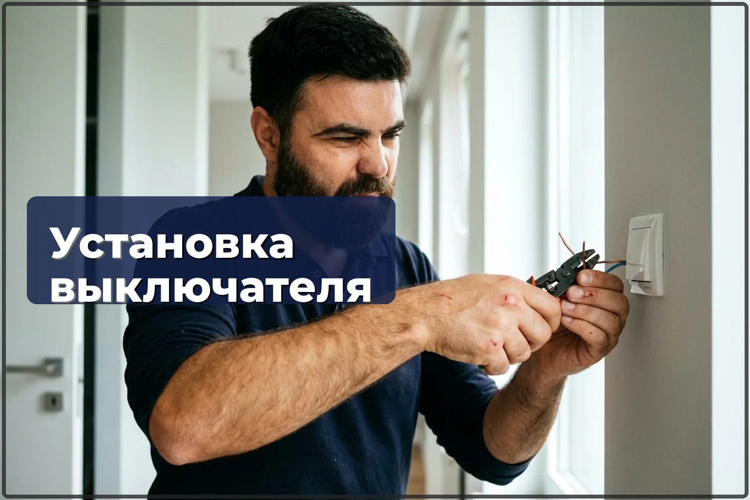 Монтаж выключателя света в Варшаве: новый выключатель и диммер