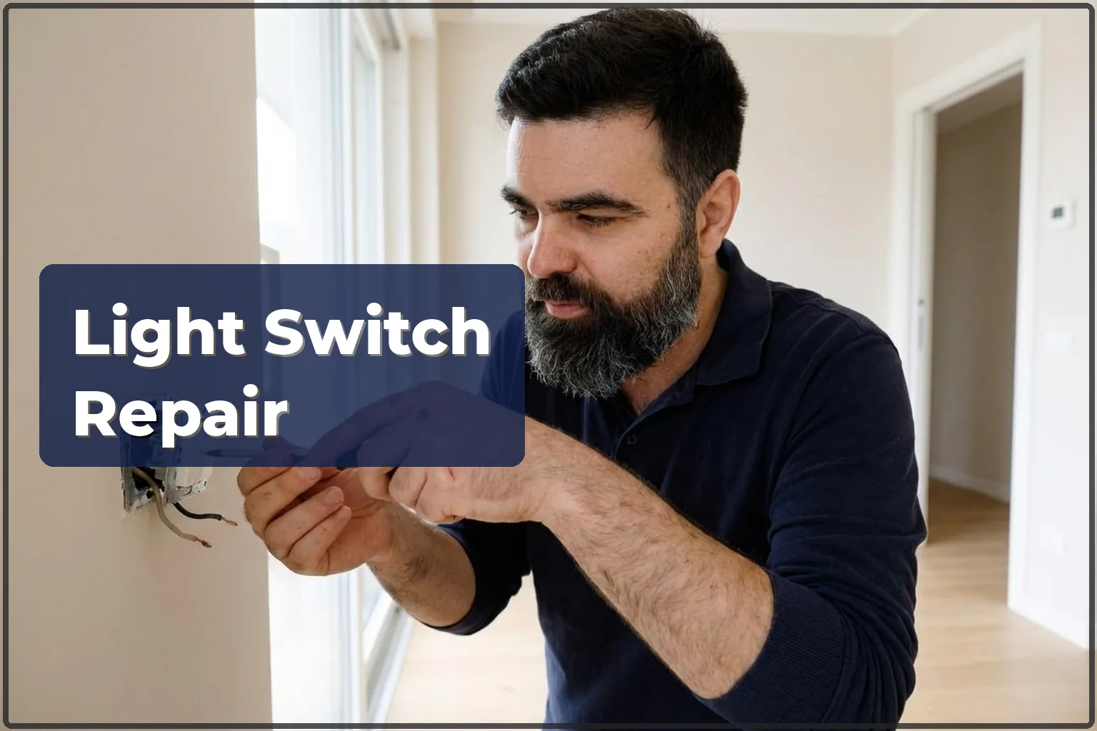 Light switch repair in Warsaw: finding and fixing the fault