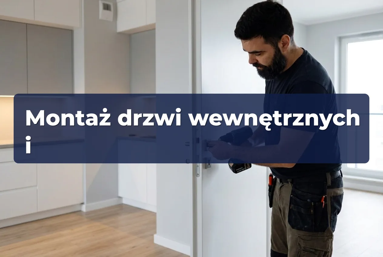 Montaż drzwi w Warszawie: wewnętrzne i zewnętrzne bez szczelin