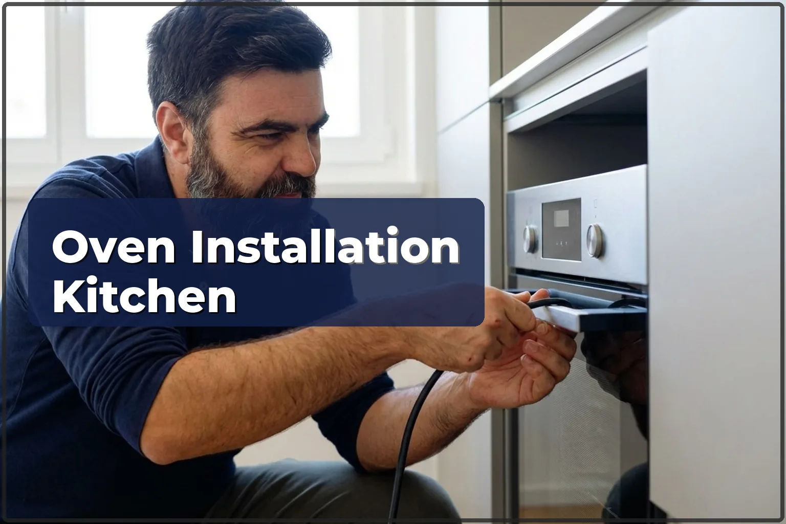 Built-in oven installation in Warsaw: fitting into units, wiring