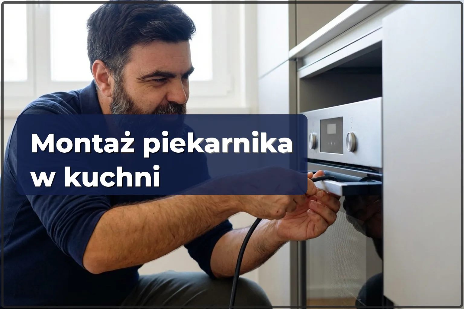 Piekarnik do zabudowy w Warszawie: montaż w szafce i podłączenie