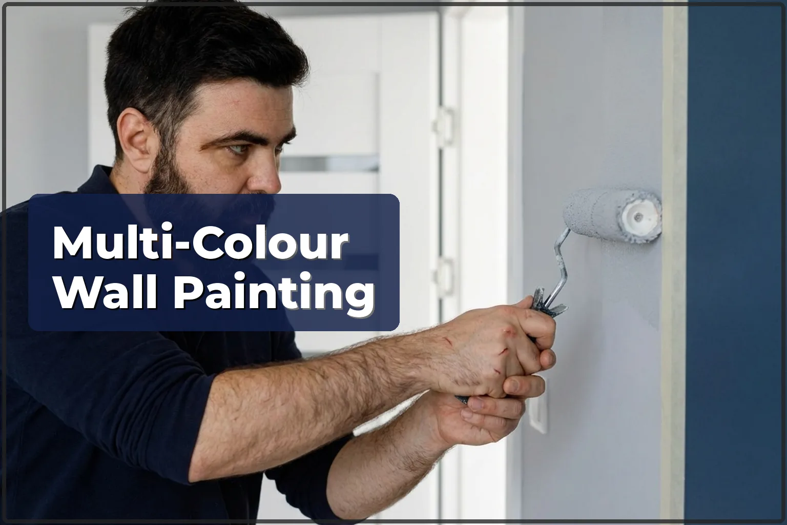Painting walls in different colours: accent walls and zoning