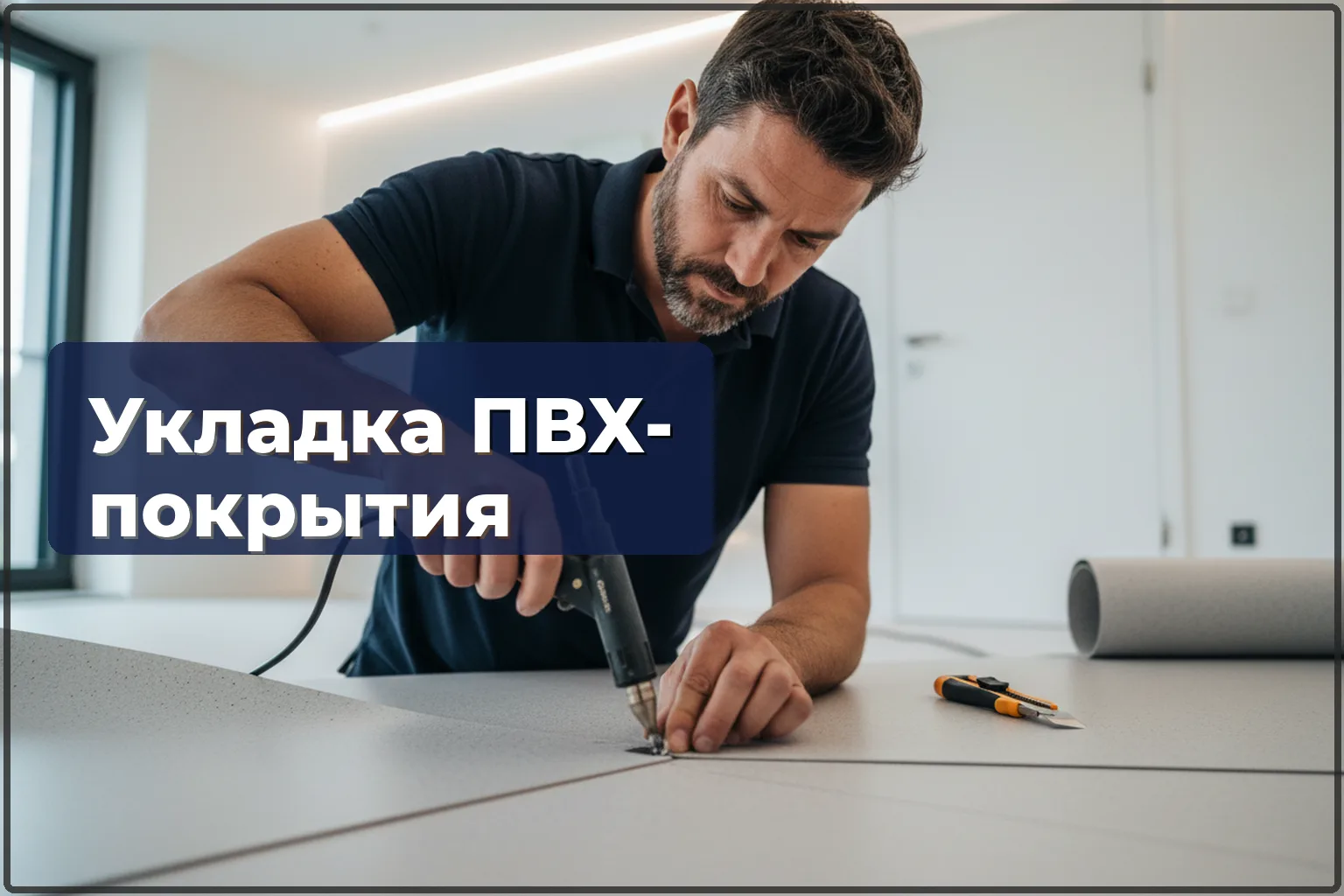 Укладка ПВХ-покрытия в Варшаве: практичный пол для кухни и прихожей