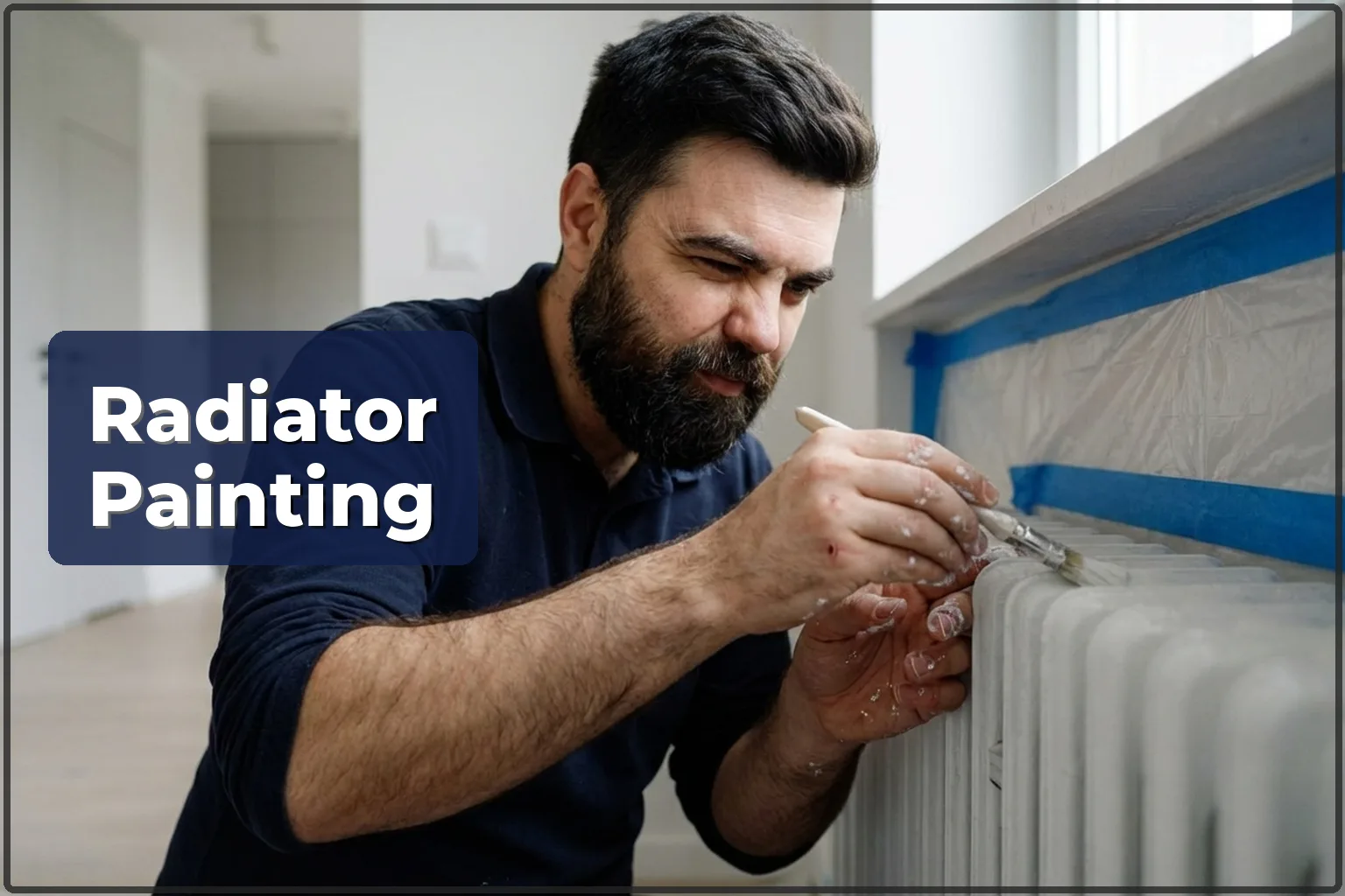 Radiator painting in Warsaw: refreshing heaters without removal